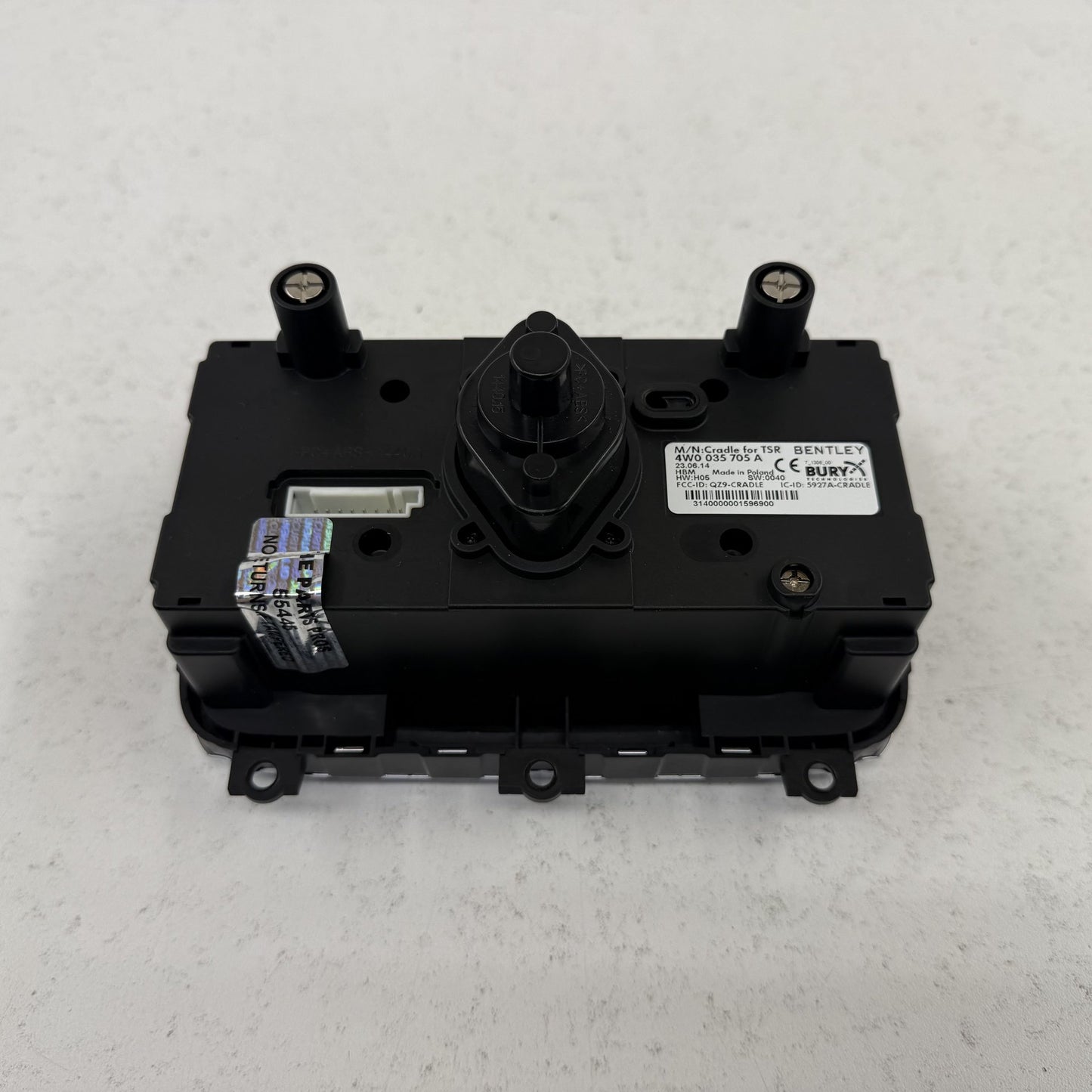 14-18 Bentley Flying Spur Rear Console Climate Control Switch Panel Display OEM