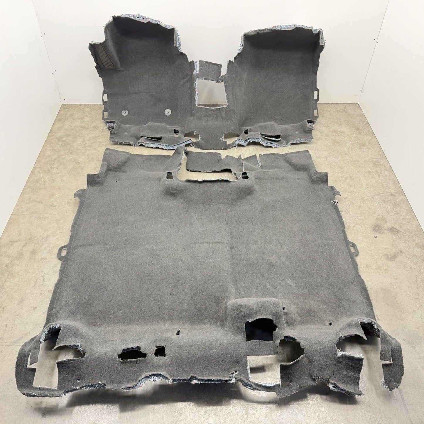 20-25 Silverado 2500 3500 Crew Cab Interior Floor Body Carpet Pair Jet Black OEM