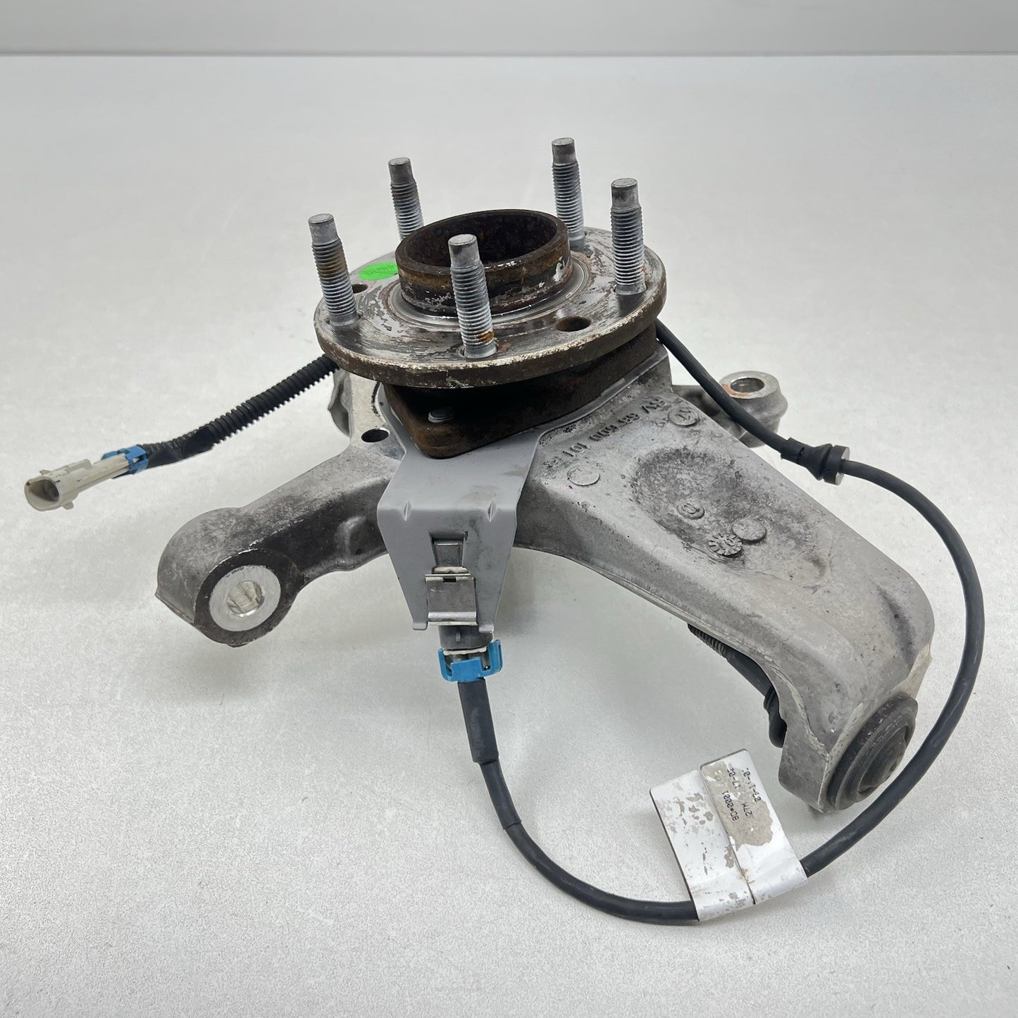 01-04 CORVETTE C5 Z06 RIGHT FRONT SPINDLE KNUCKLE HUB WITH CONTROL ARM SET OEM