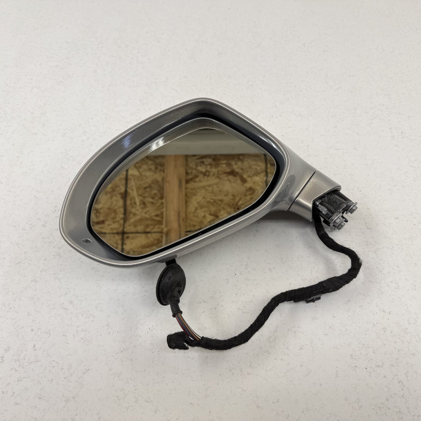 2014-2018 Bentley Flying Spur Driver Left Front Door Mirror Side View Silver OEM