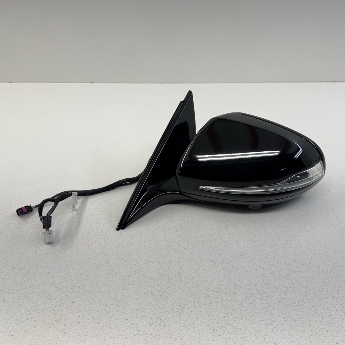 14-17 Mercedes S550 W222 Left Door Mirror Side View W/ Blind Spot & Camera OEM