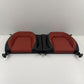 2015-2023 Ford Mustang GT Coupe Rear Seat Set Upper Lower Cushion Red Line OEM