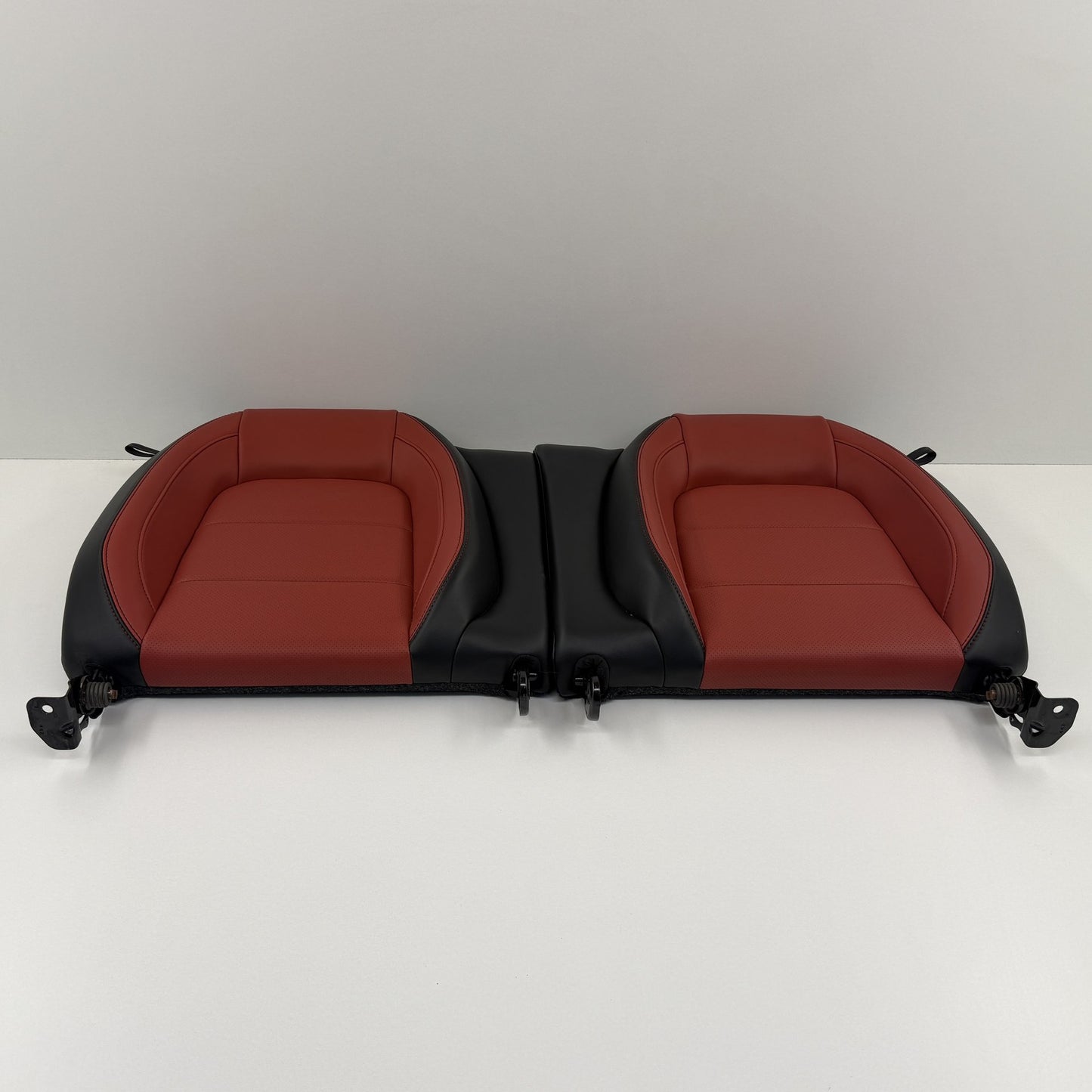 2015-2023 Ford Mustang GT Coupe Rear Seat Set Upper Lower Cushion Red Line OEM