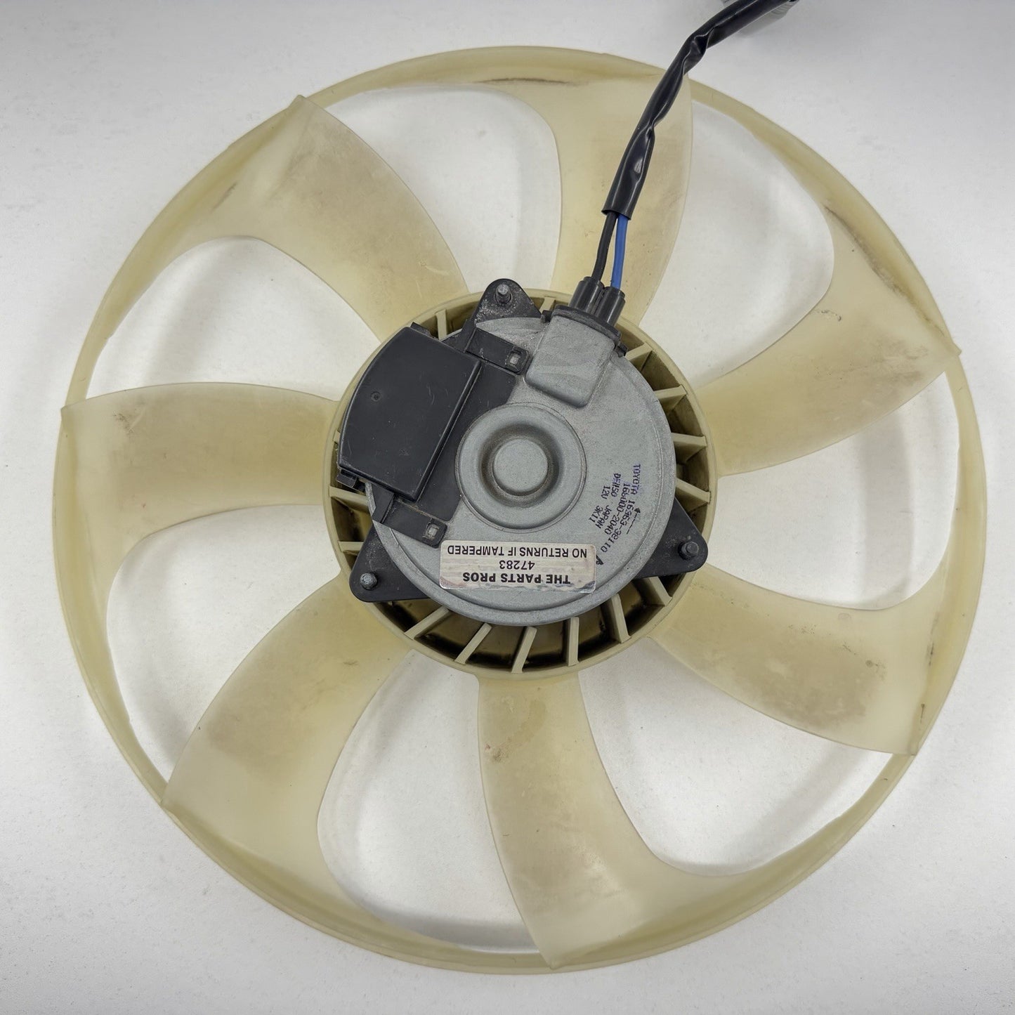 08-14 Lexus IS F Radiator Cooling Fan Motor With Fan Blade 16363-38110 OEM