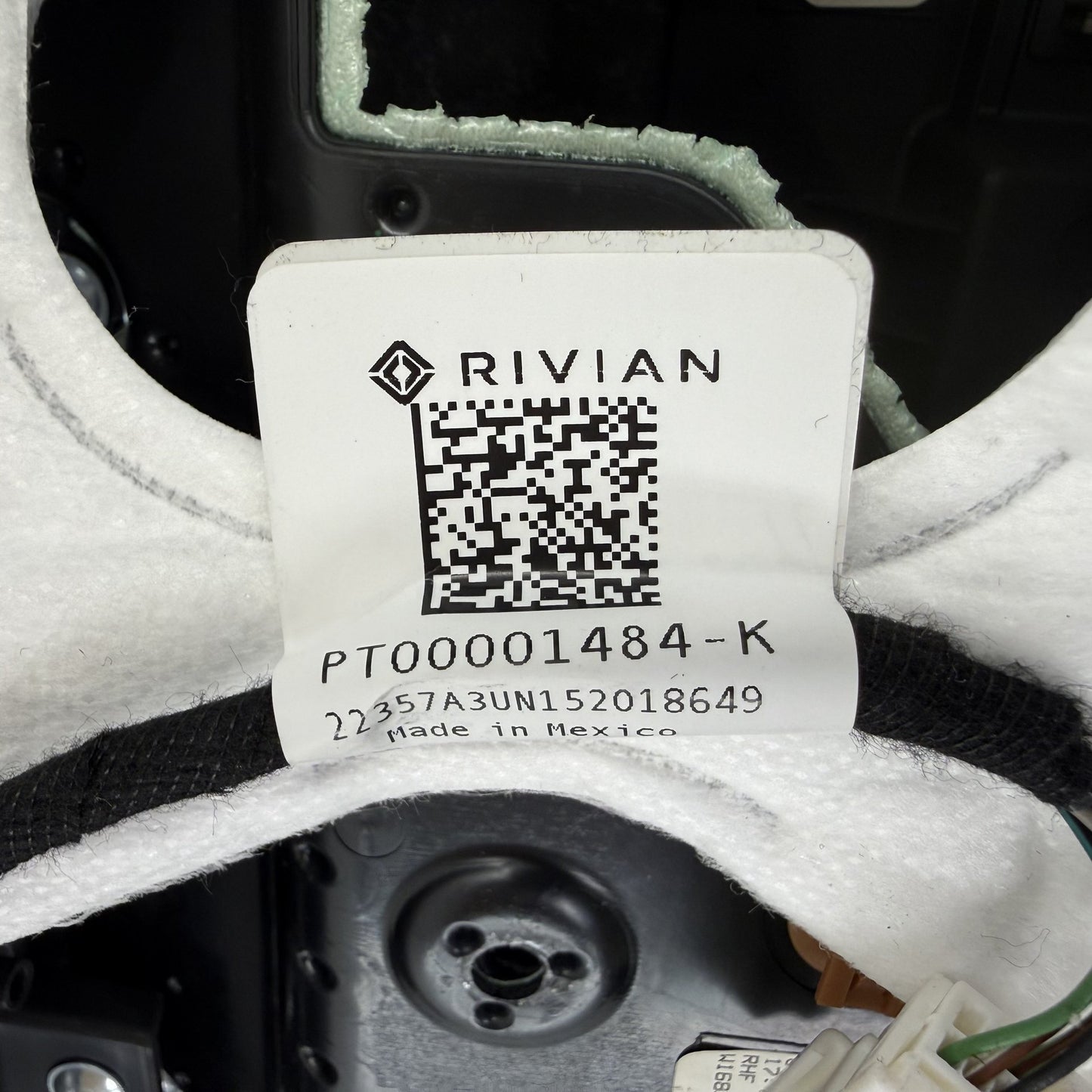 2022-2024 Rivian R1S Right Front Interior Door Trim Panel Ocean Coast OEM
