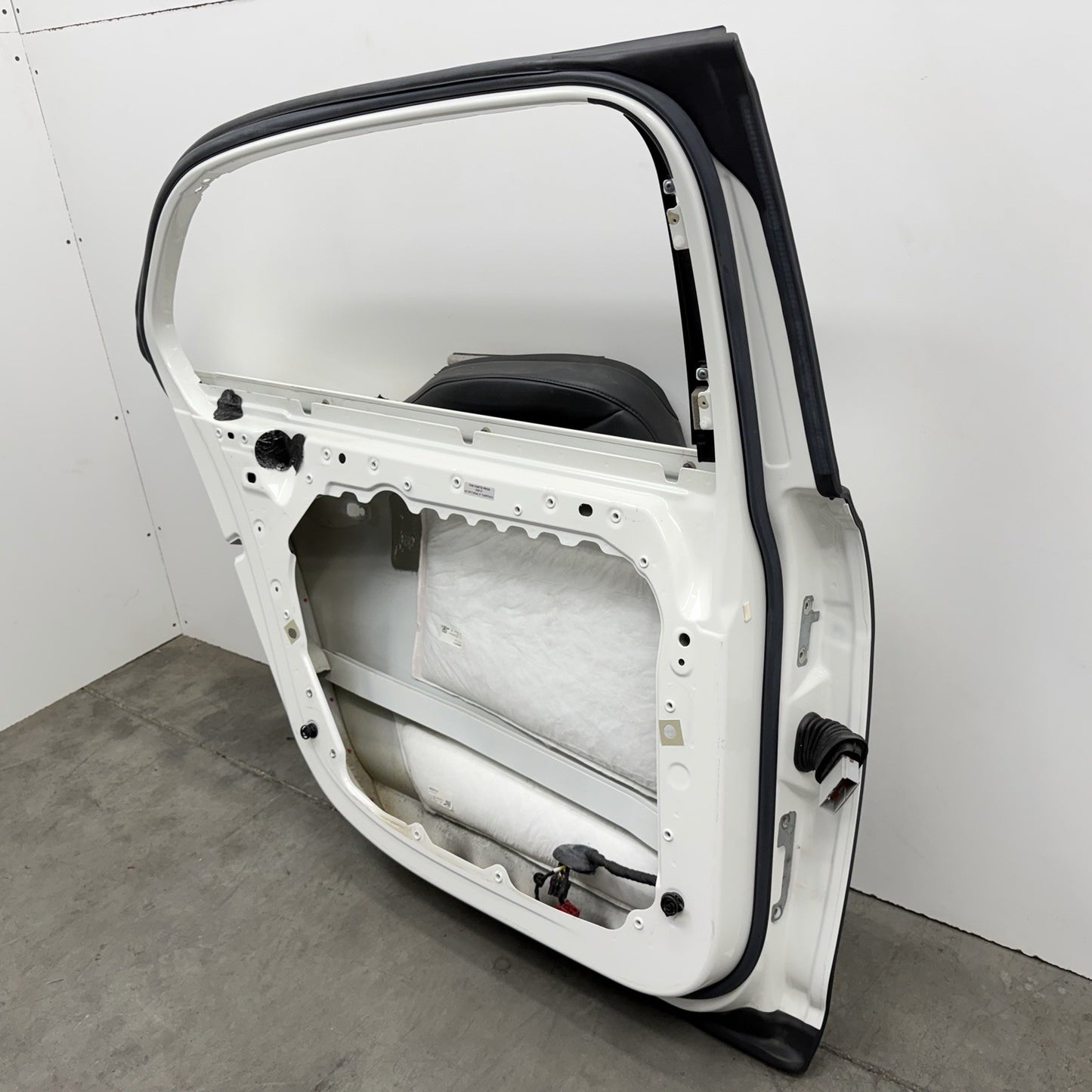 14-18 Bentley Flying Spur Driver Left Rear Door Shell Glacier White OEM