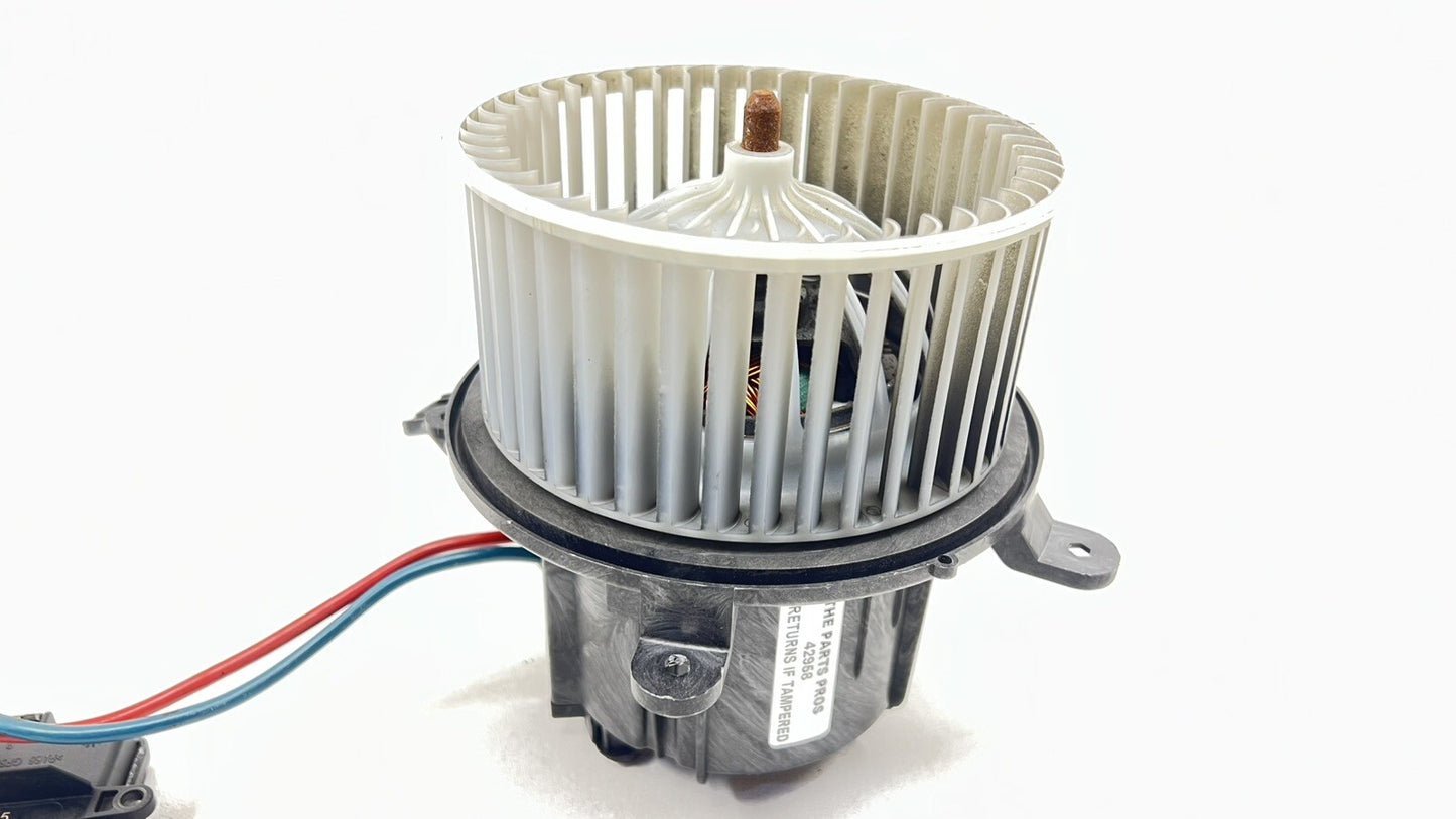 10-16 PORSCHE PANAMERA HVAC HEATER CORE BOX BLOWER FAN MOTOR W/ FAN RESISTOR OEM