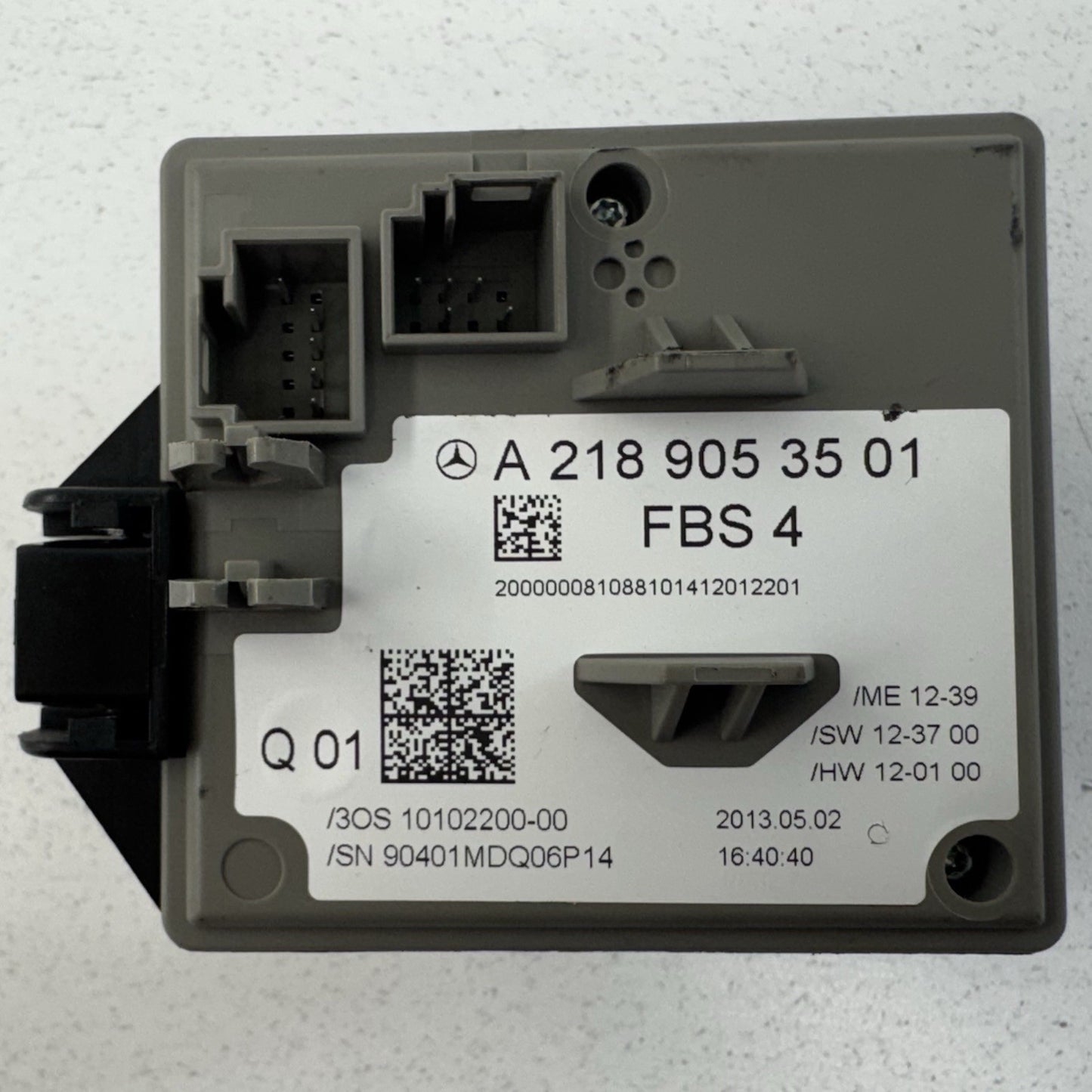 14-16 Mercedes W212 E350 Ignition Switch Module 2189053501 OEM