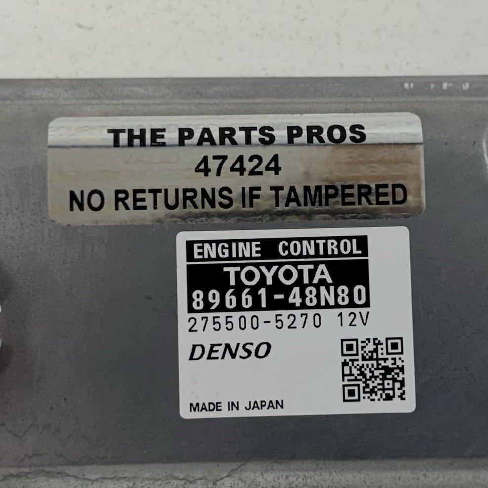 13 Toyota Highlander Engine Computer Control Module ECM ECU 89661-48N80 OEM