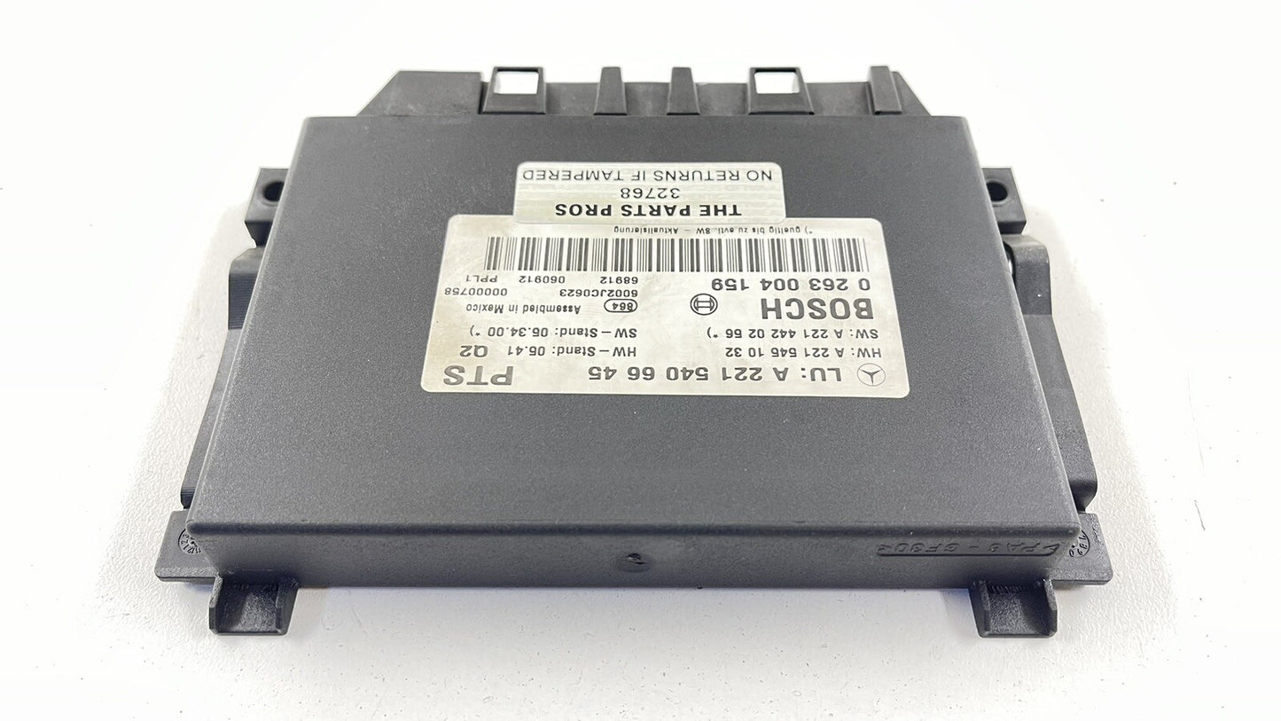 07-09 MERCEDES W221 S550 PARKTRONIC PARK ASSIST CONTROL MODULE 2218000248 OEM
