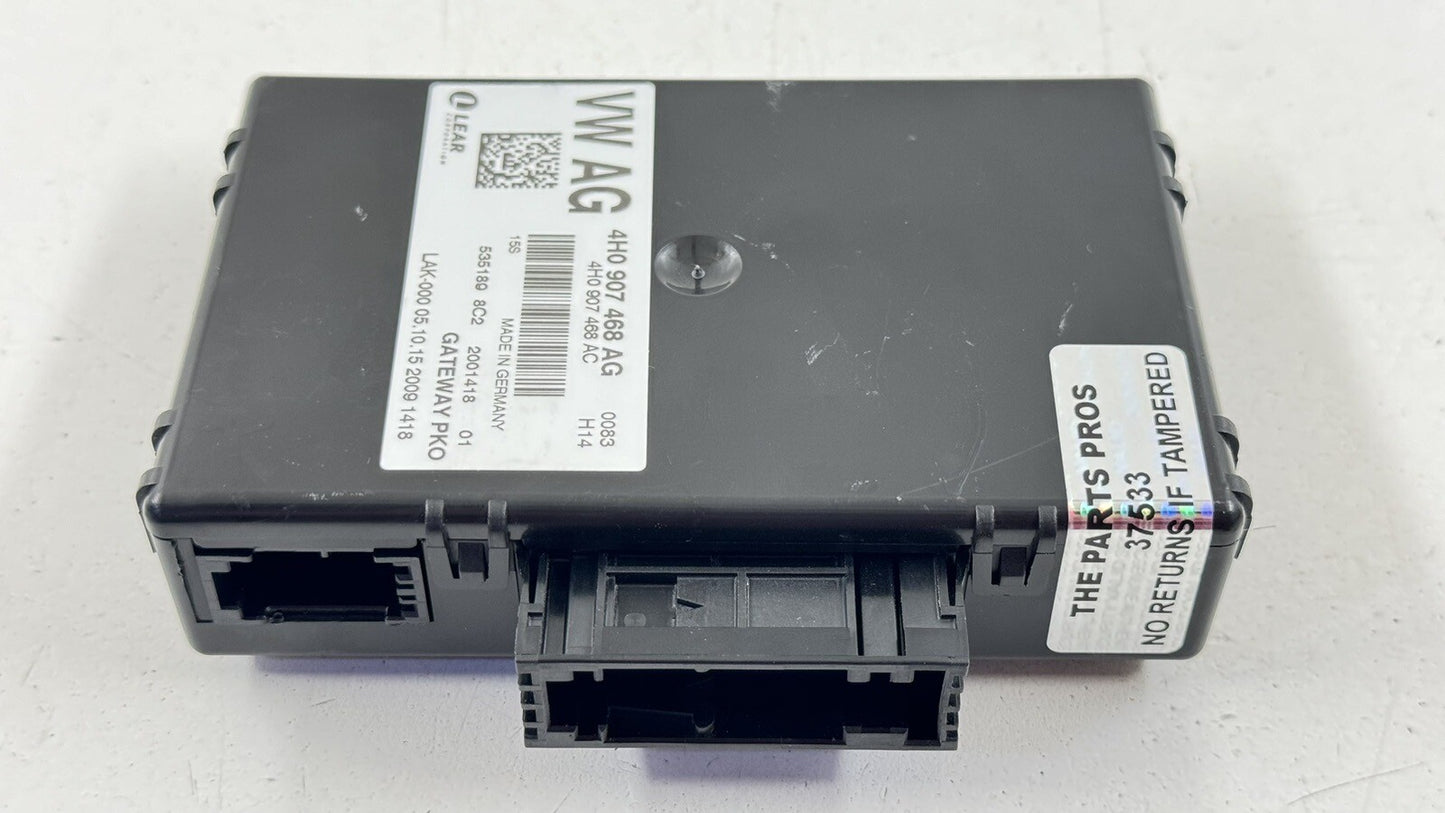 2016 AUDI A8 S8 DIAGNOSTIC DATA BUS INTERFACE GATEWAY MODULE 4H0907468AG OEM