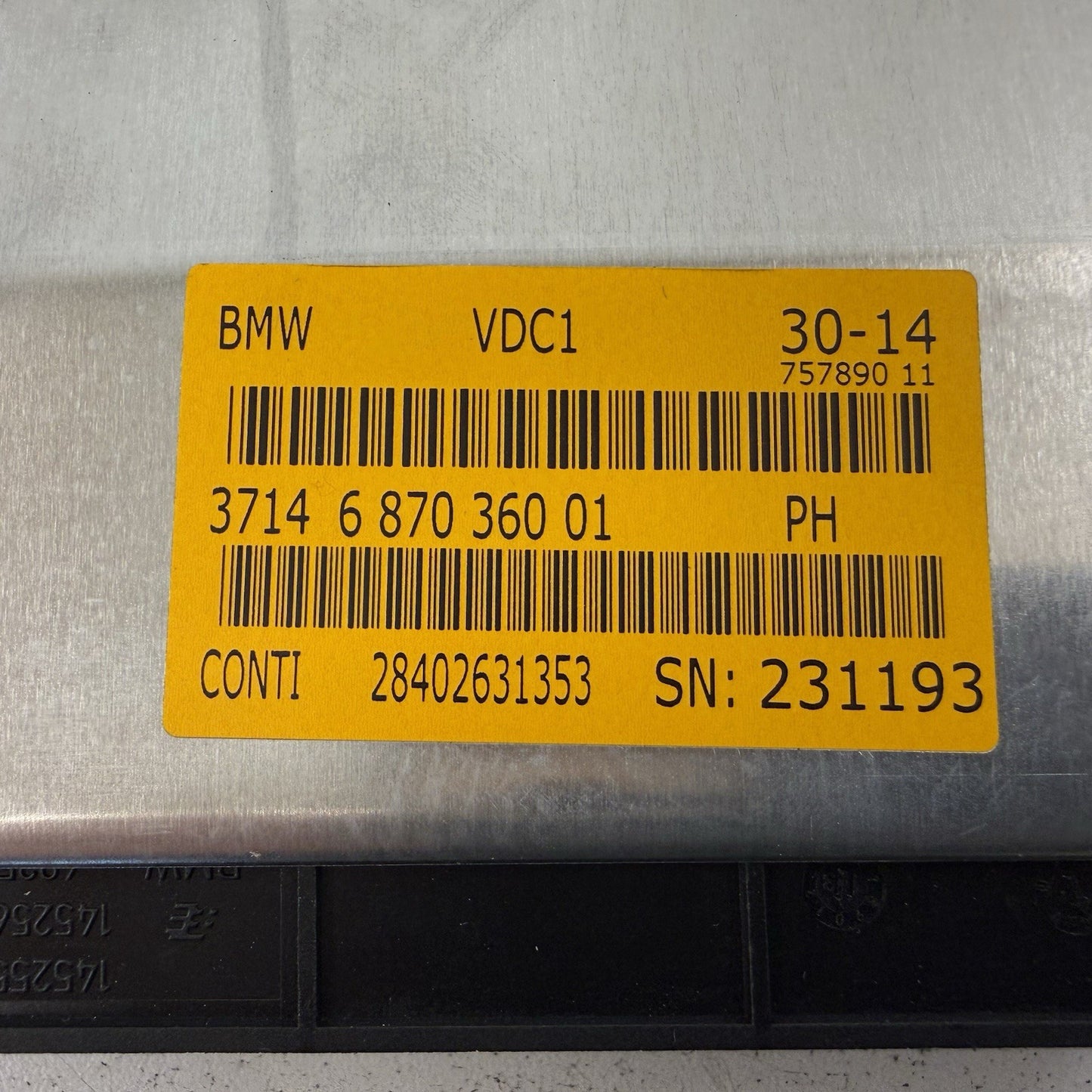 15-20 BMW M3 M4 F80 F82 VDC Vehicle Driving Control Module Suspension OEM