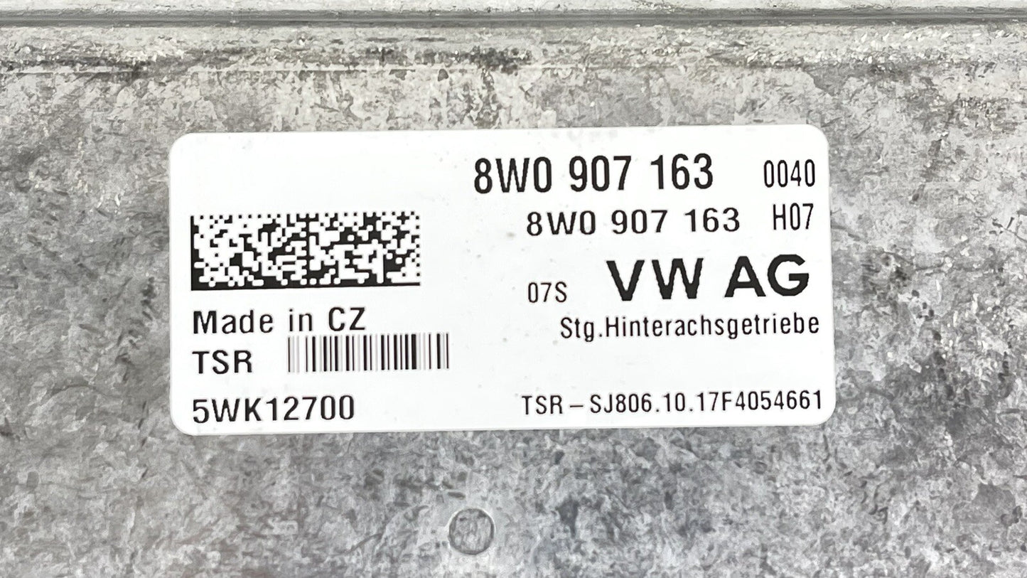 18-20 AUDI A5 S5 AWD DIFFERENTIAL TRANSFER CASE CONTROL MODULE 8W0907163 OEM