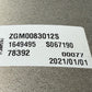 17-24 Chevrolet Camaro ZL1 1LE Rear Wheel Rim 19" 19x12 Satin Black Factory OEM