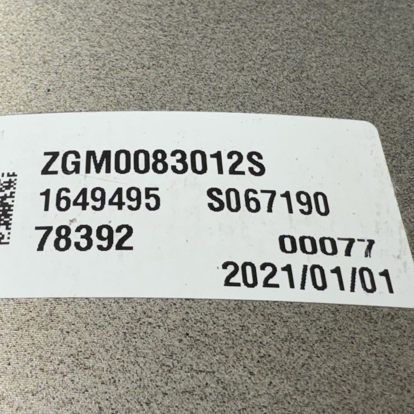 17-24 Chevrolet Camaro ZL1 1LE Rear Wheel Rim 19" 19x12 Satin Black Factory OEM
