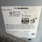 2022-2023 Subaru WRX Limited Navigation Radio Display Screen Head Unit OEM