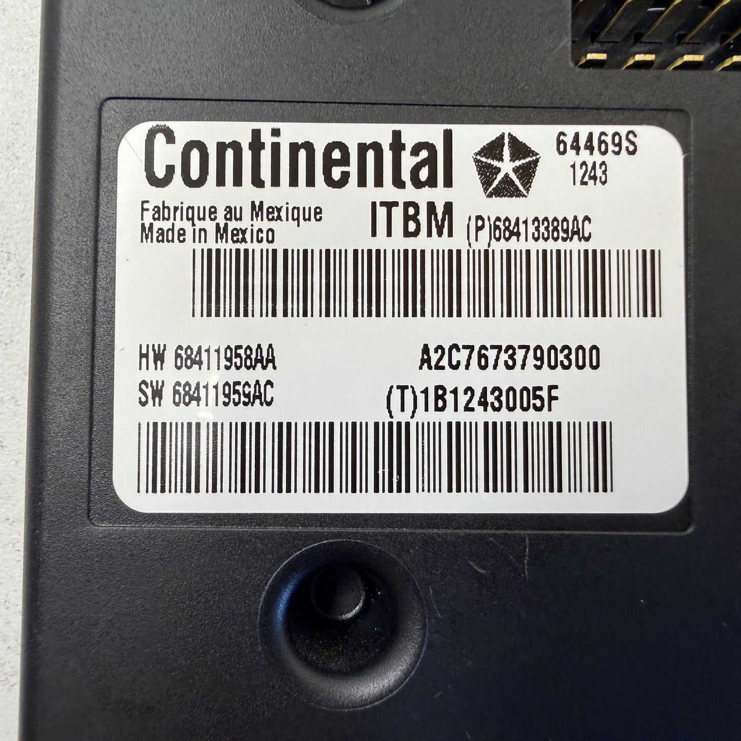 2019-2024 Ram 2500 3500 Trailer Towing Tow Brake Control Module 68413389AC OEM