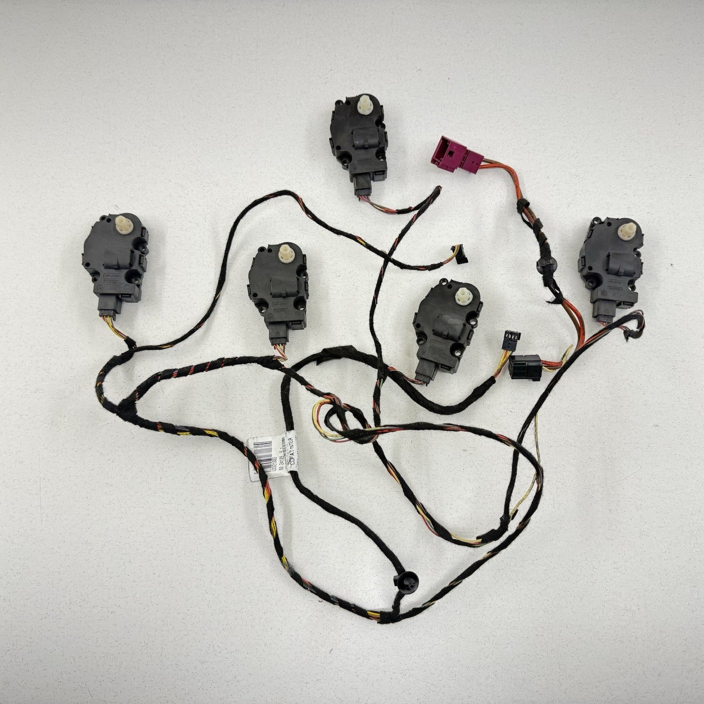 10-16 Mercedes W212 E350 HVAC Box AC Flap Motor Air Mix Actuator Set OEM