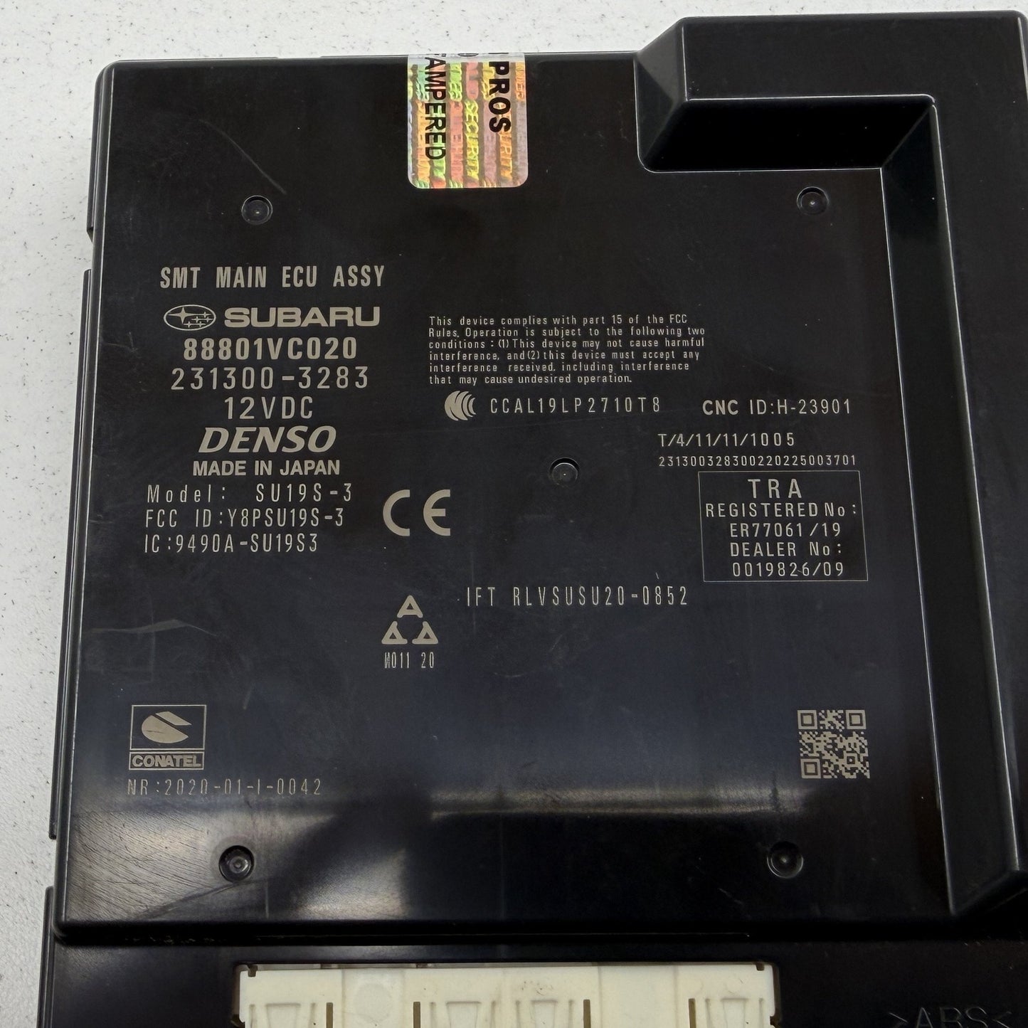 2022 Subaru WRX Manual ECU Cluster Gauge Gateway Keyless Module Key Set OEM