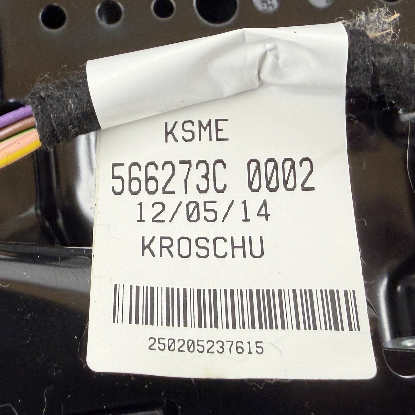 2014-2017 Mercedes-Benz S550 W222 Left Rear Power Seat Lower Cushion Beige OEM