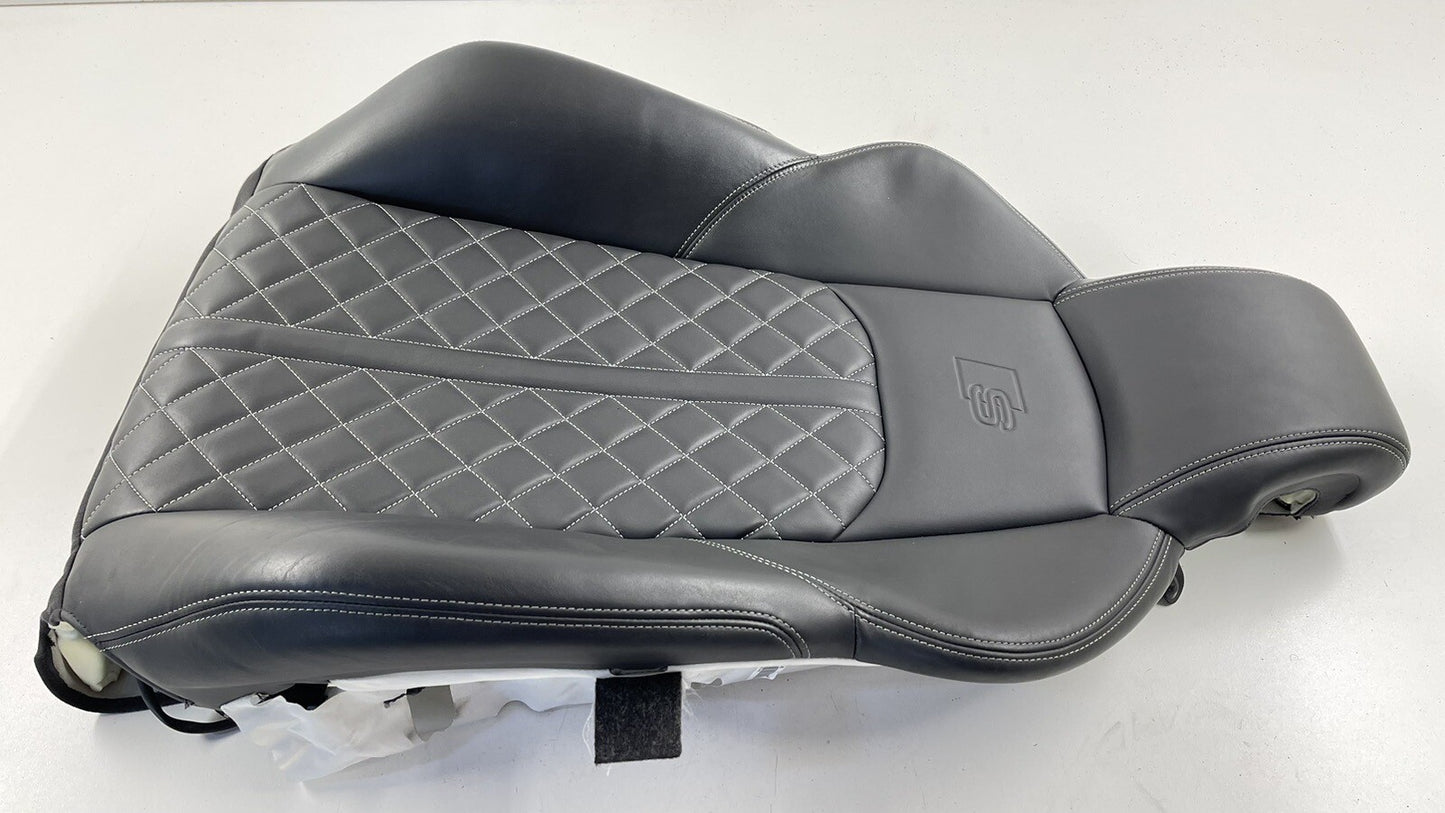 18-23 AUDI S5 DRIVER LEFT FRONT UPPER SEAT CUSHION COVER OEM