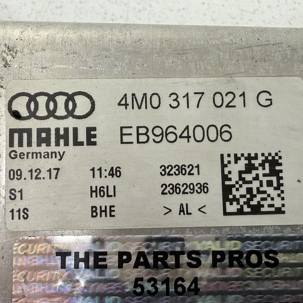 18-24 Audi S4 S5 Automatic Transmission Oil Cooler Heat Exchanger 4M0317021G OEM