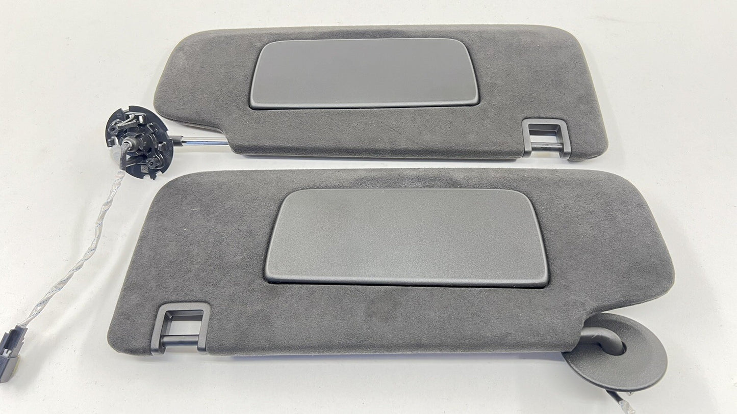 22-24 CADILLAC CT4 V BLACKWING LEFT & RIGHT SUNVISOR SUN VISOR PAIR SUEDE OEM
