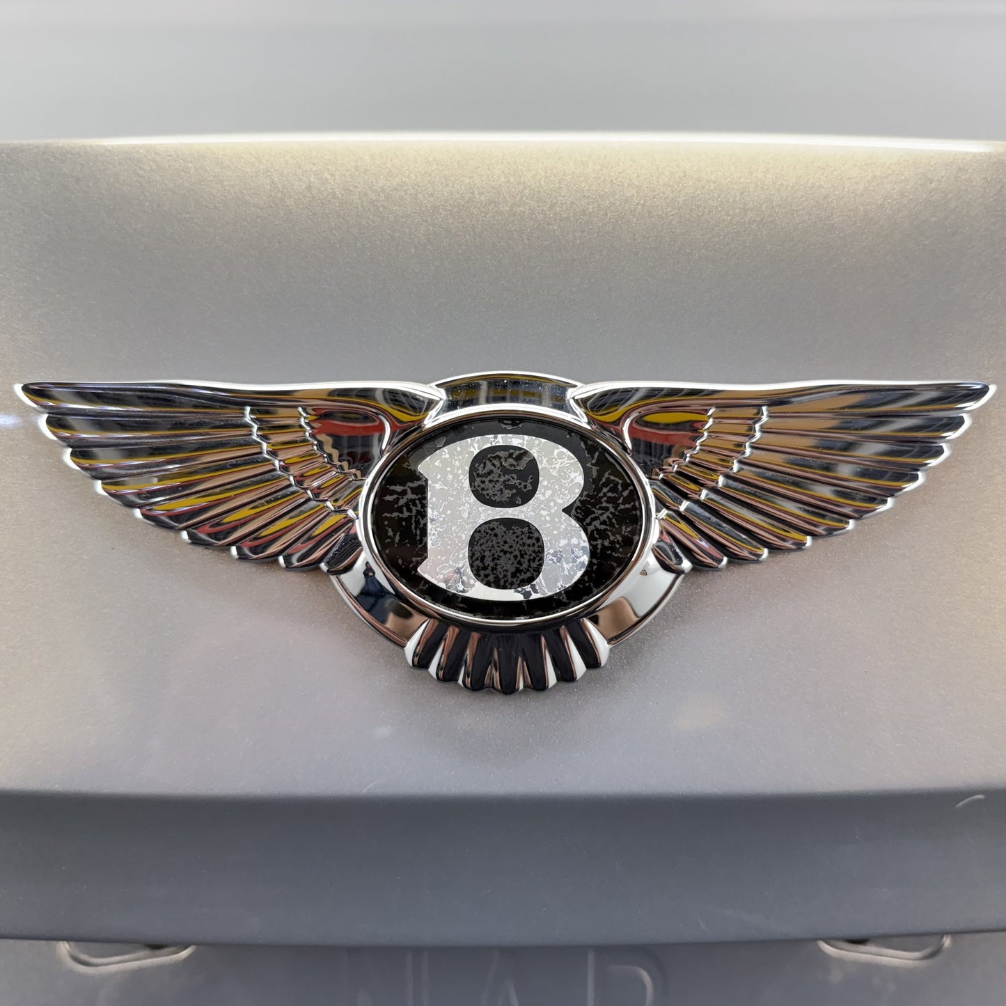 2014-2018 Bentley Flying Spur Rear Trunk Lid Deck Complete Extreme Silver OEM