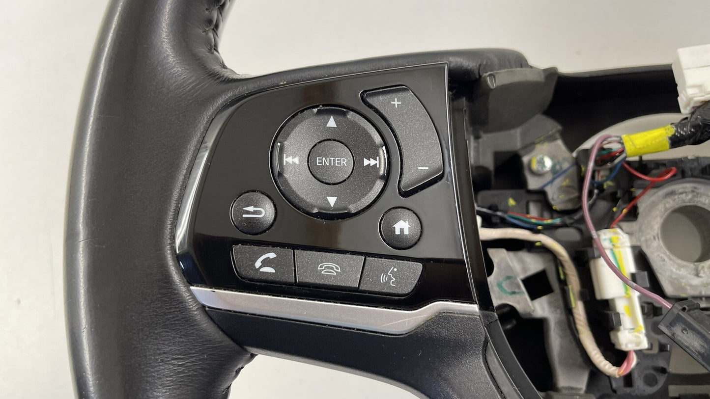 18-22 Honda Odyssey Driver Steering Wheel Leather Black 78500-THR-A41 OEM