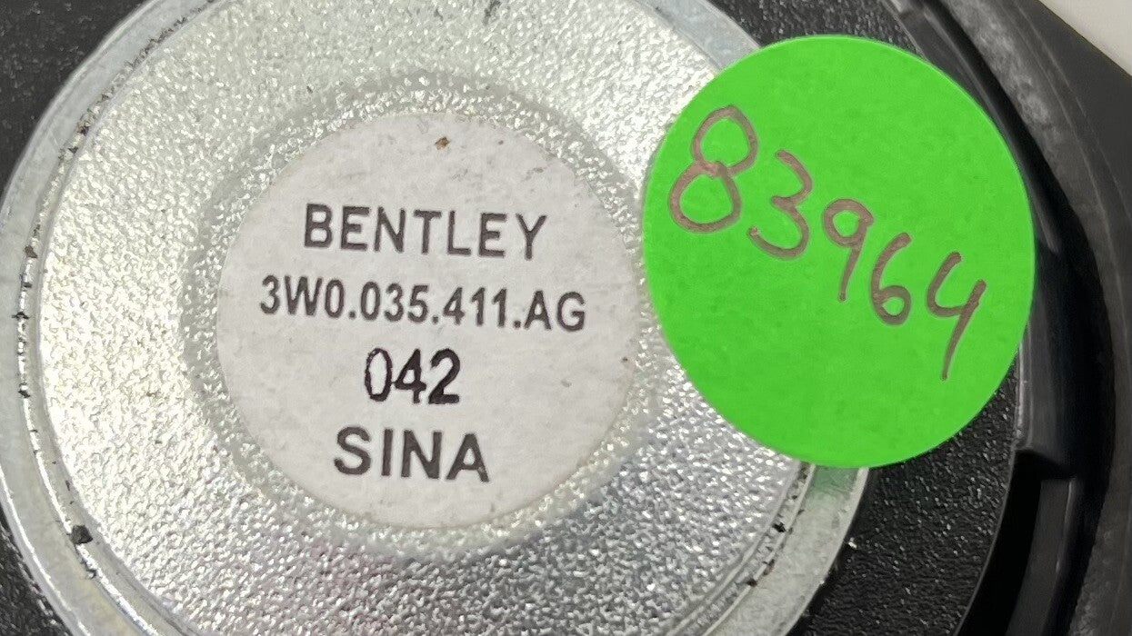13-18 BENTLEY FLYING SPUR LEFT OR RIGHT REAR DECK SHELF SPEAKER 4W0.035.411 OEM