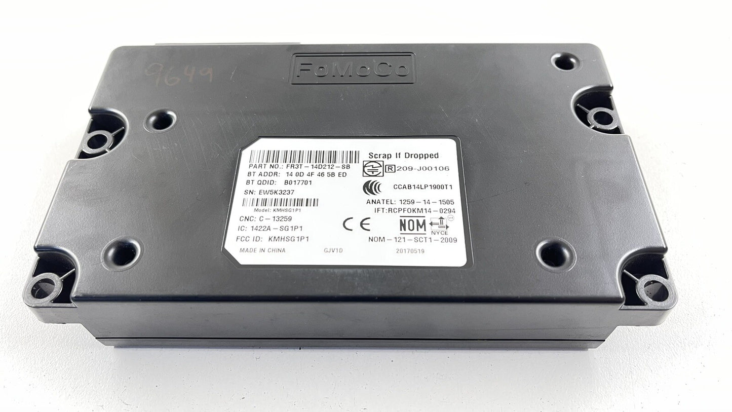 15-17 FORD MUSTANG GT COMMUNICATION CONTROL MODULE FR3T-14D212-SB OEM