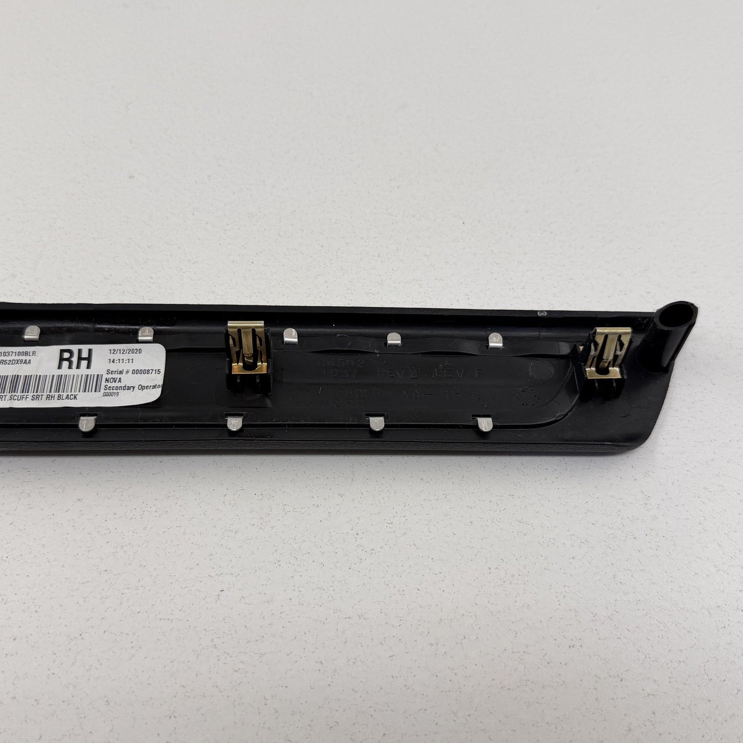 18-26 Dodge Durango SRT Right Front Door Sill Scuff Kick Plate 5UR52DX9AA OEM