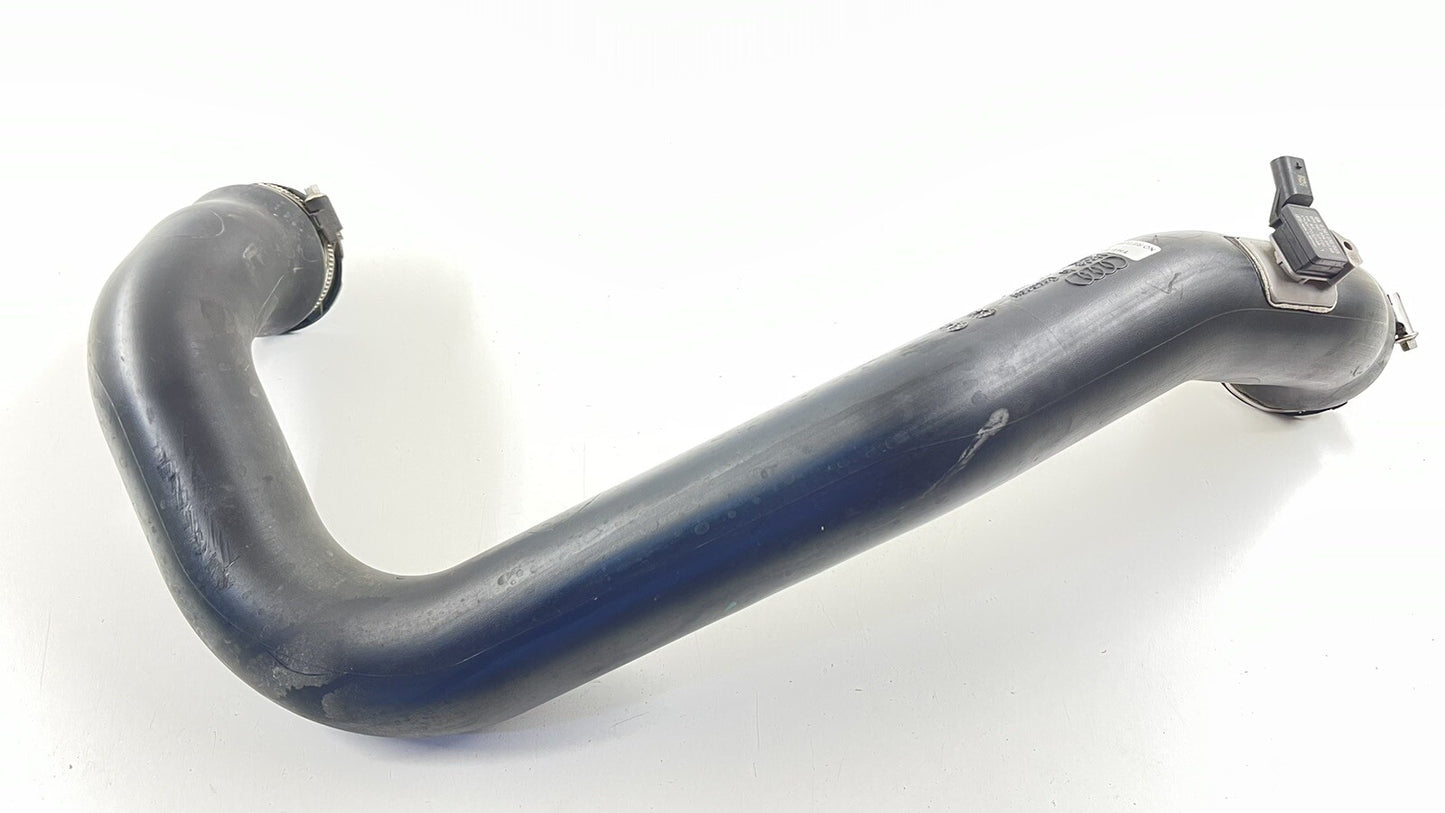 18-21 AUDI S4 S5 LEFT INTERCOOLER AIR CHARGE PRESSURE PIPE TUBE HOSE OEM