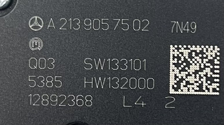 15-21 MERCEDES-BENZ C63S PASSENGER RIGHT FRONT SEAT CONTROL SWITCH OEM