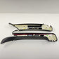 08-15 Audi TT Convertible Front A Pillar Trim Pair Left & Right Black OEM