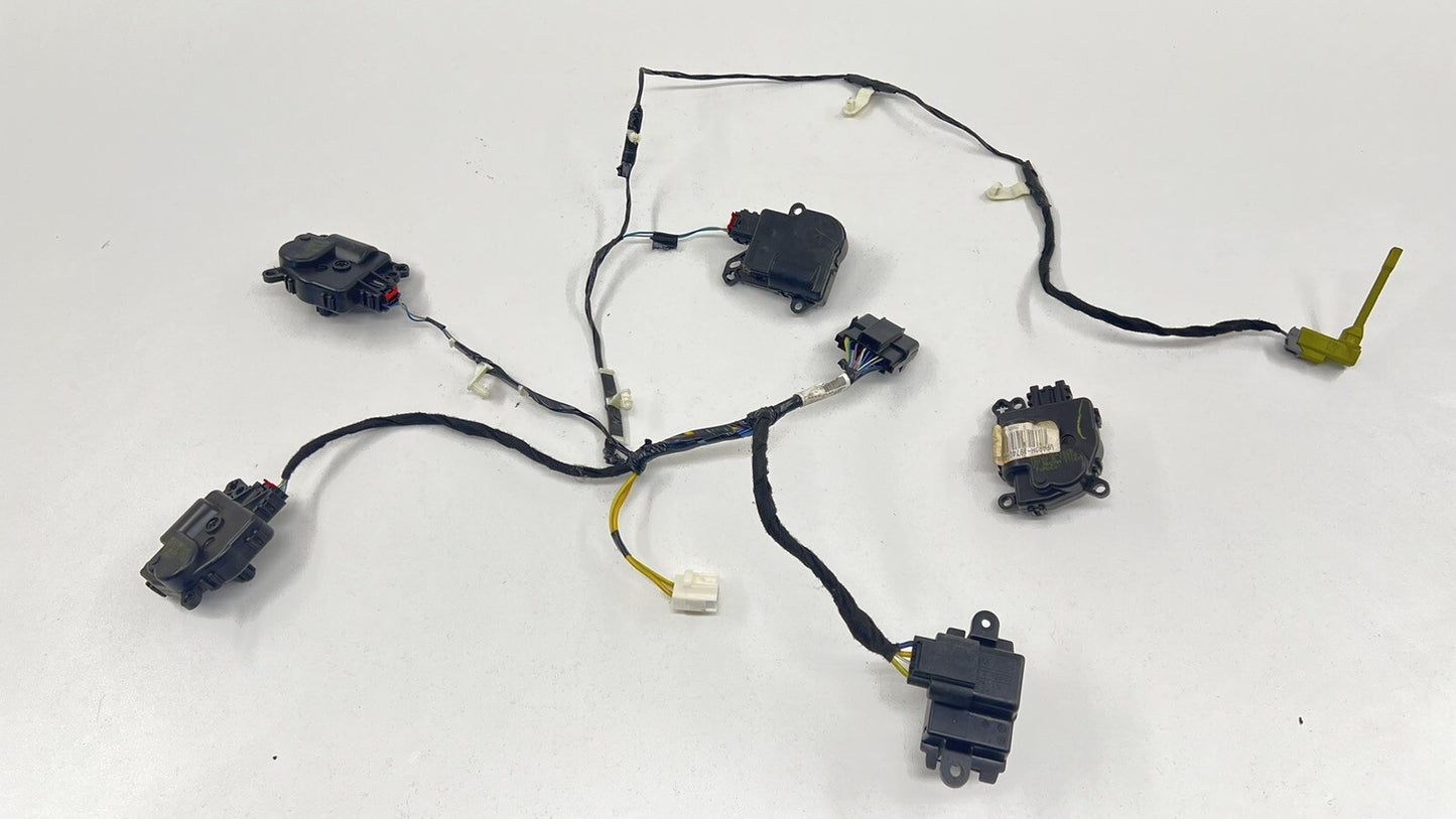 11-14 FORD MUSTANG GT HVAC BOX HEATER AC FLAP MOTOR AIR MIX ACTUATOR SET OEM