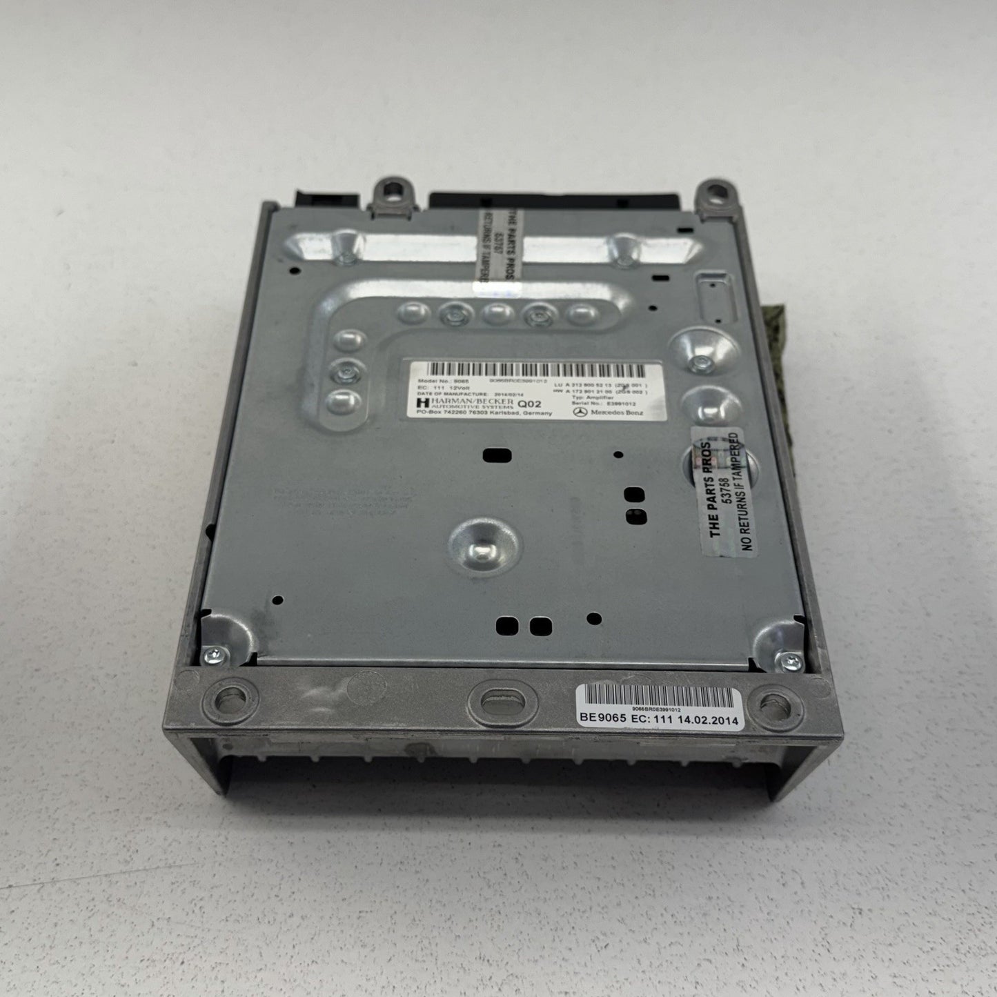 08-17 Mercedes W204 W212 W218 C E CLS Audio Sound Amplifier Amp 2129005213 OEM