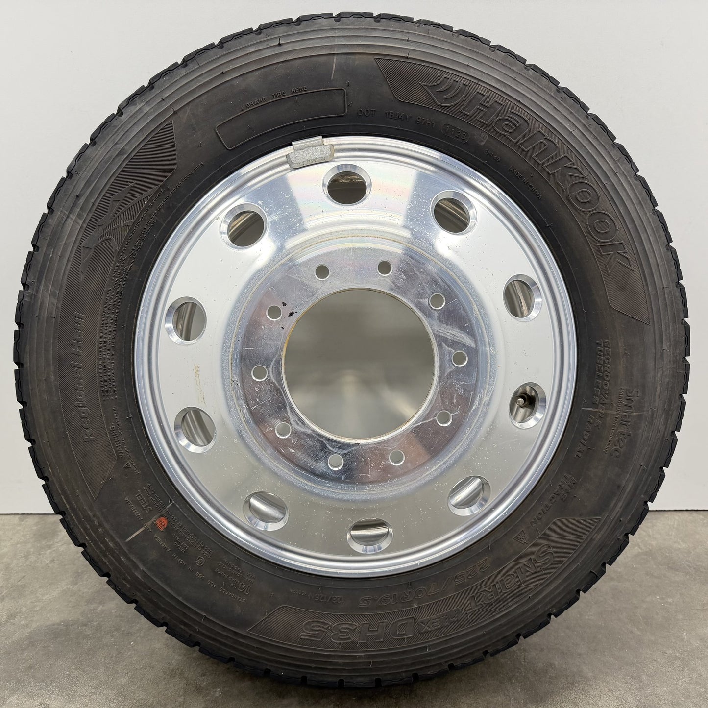 2019-2026 Ram 4500 5500 Dually Wheels Set of 6 Rims & Tires Polished Alcoa Style