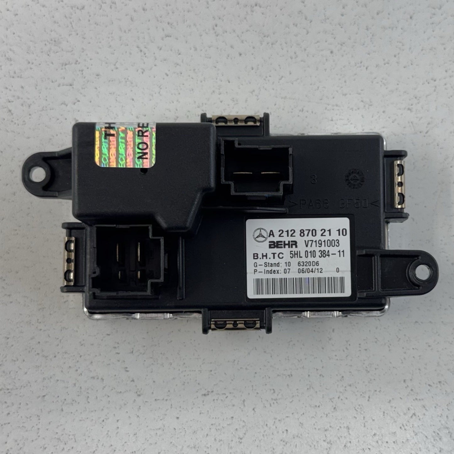 08-14 Mercedes W204 C250 HVAC Heater Blower Motor Resistor 2128702110 OEM