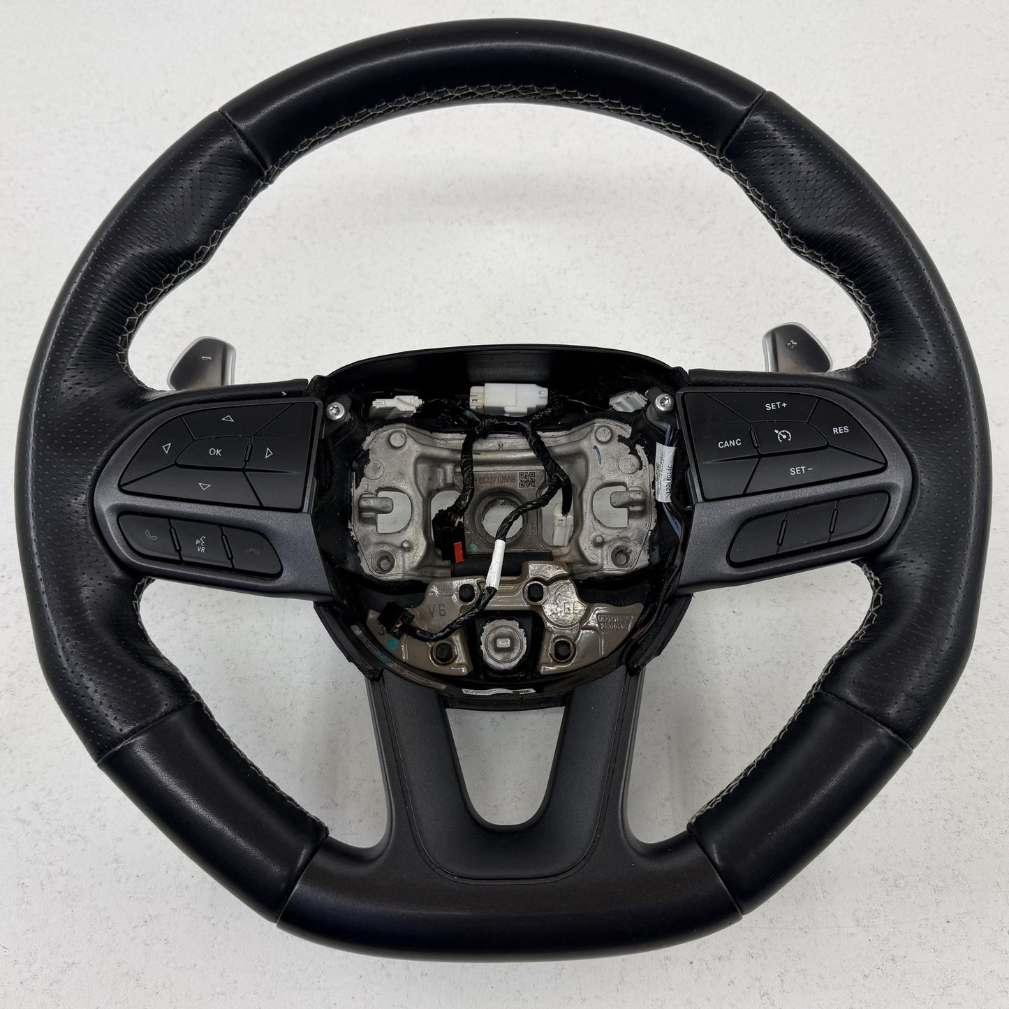 2018-2024 Dodge Durango SRT 392 Flat Bottom Steering Wheel Leather Black OEM