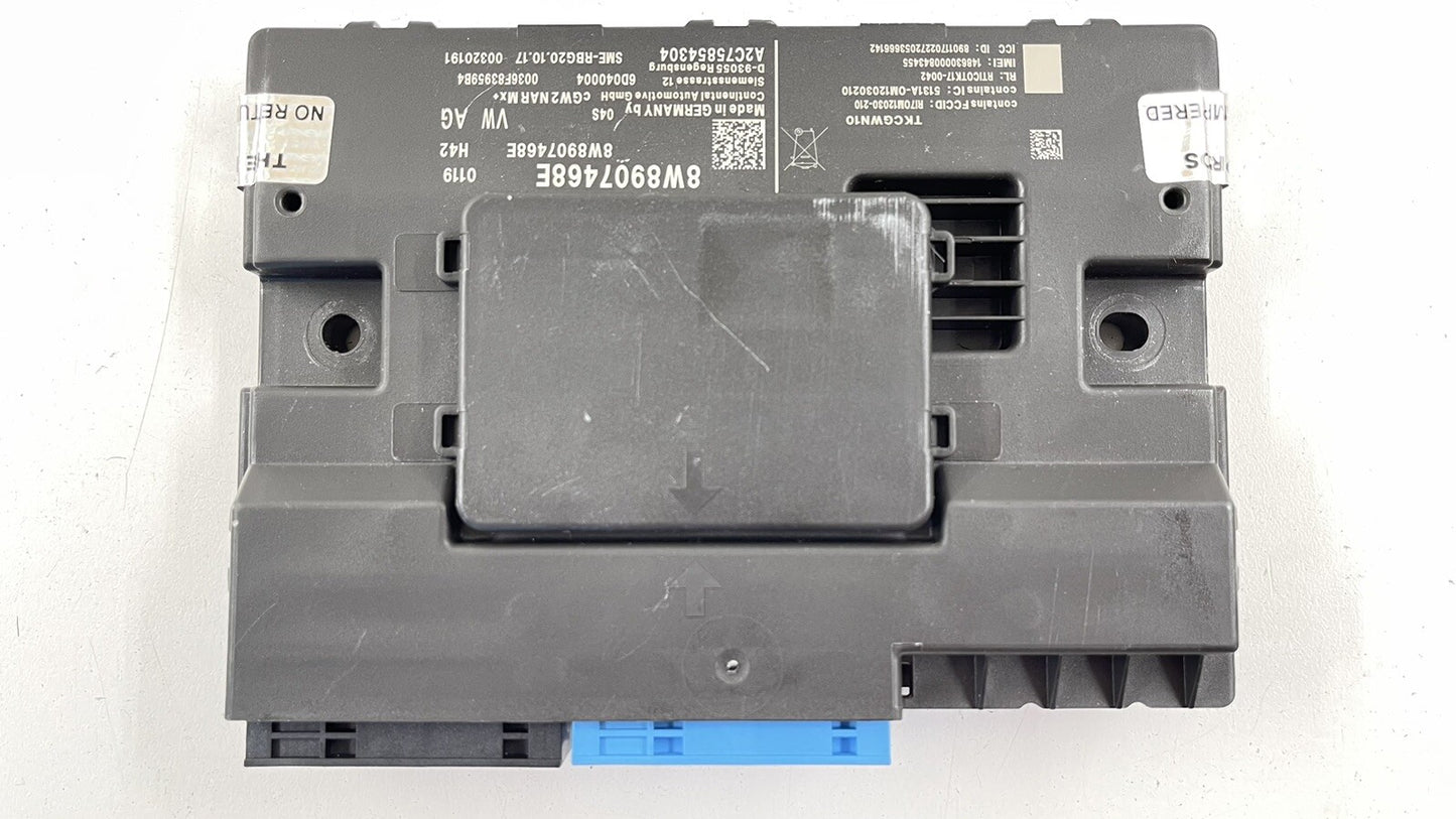 17-20 AUDI A4 S4 A5 S5 INTERFACE GATEWAY CONTROL MODULE 8W8907468F OEM