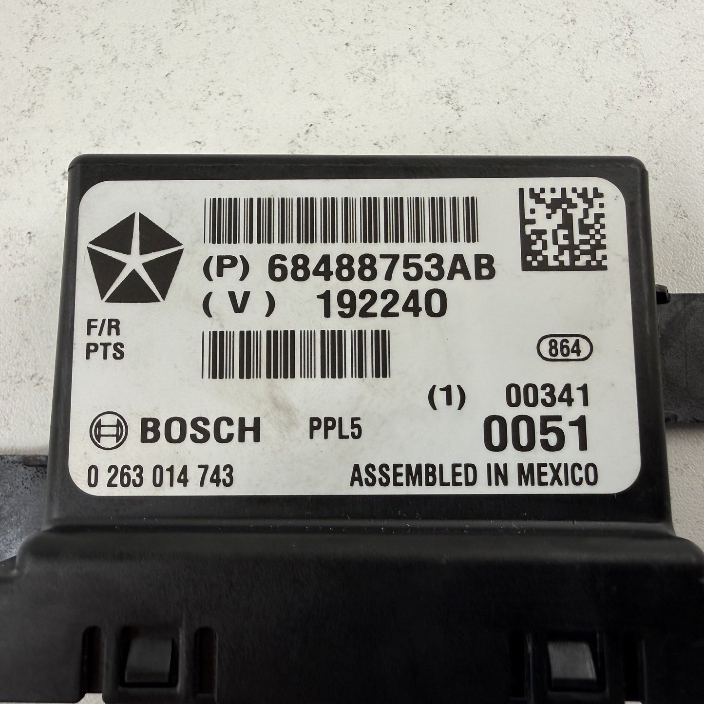 2021-2024 Dodge Durango Parking Assist Control Module 68488753AB OEM
