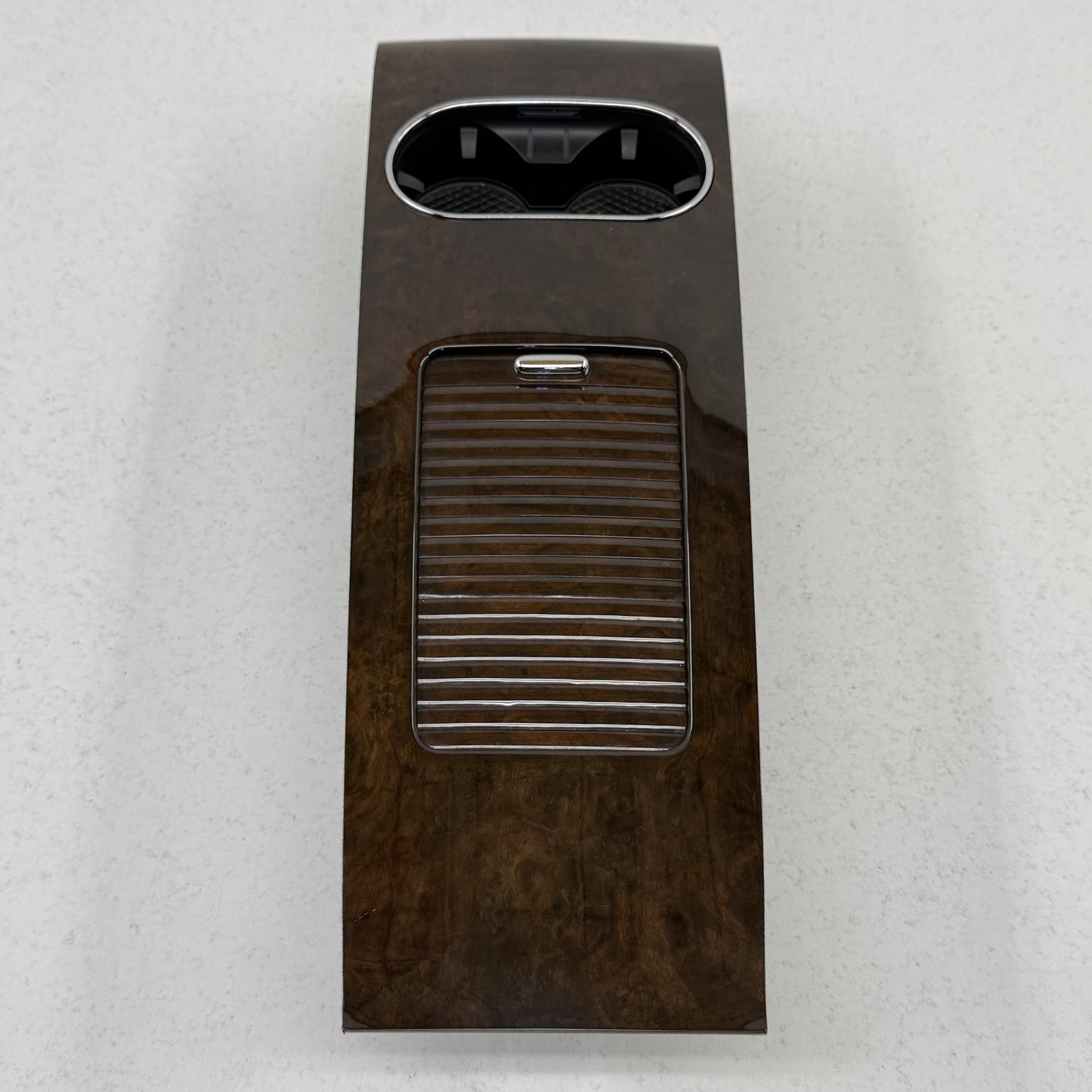 2014-2018 Bentley Flying Spur Rear Console Cup Holder Storage Compartment OEM