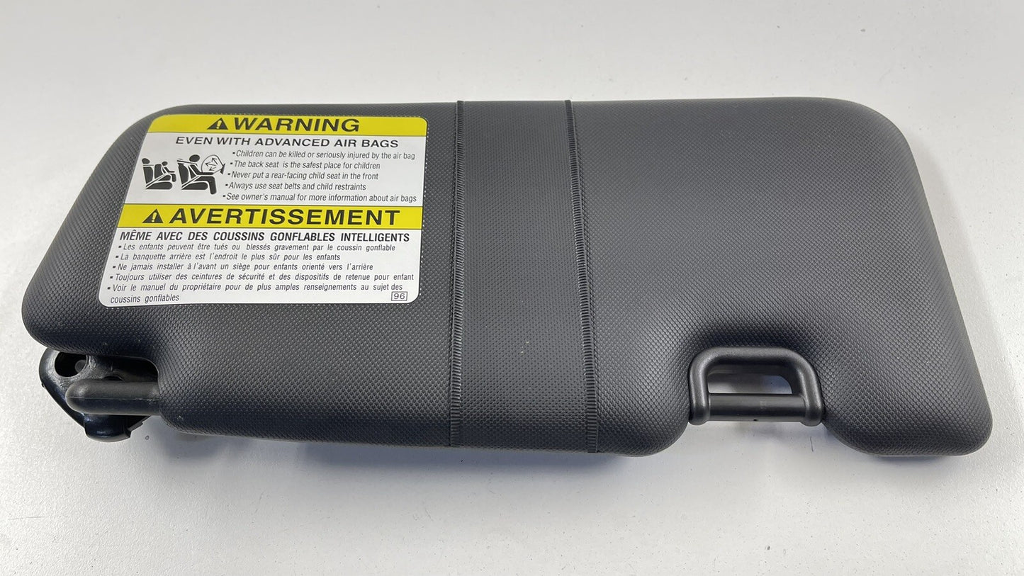 22-23 SUBARU WRX DRIVER LEFT FRONT SUNVISOR SUN VISOR SHADE BLACK OEM