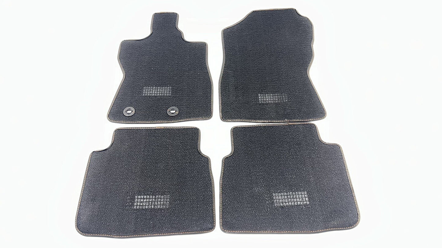 24-25 SUBARU CROSSTREK LIMITED CARPET FLOOR MAT SET WITH ORANGE STITCHING OEM