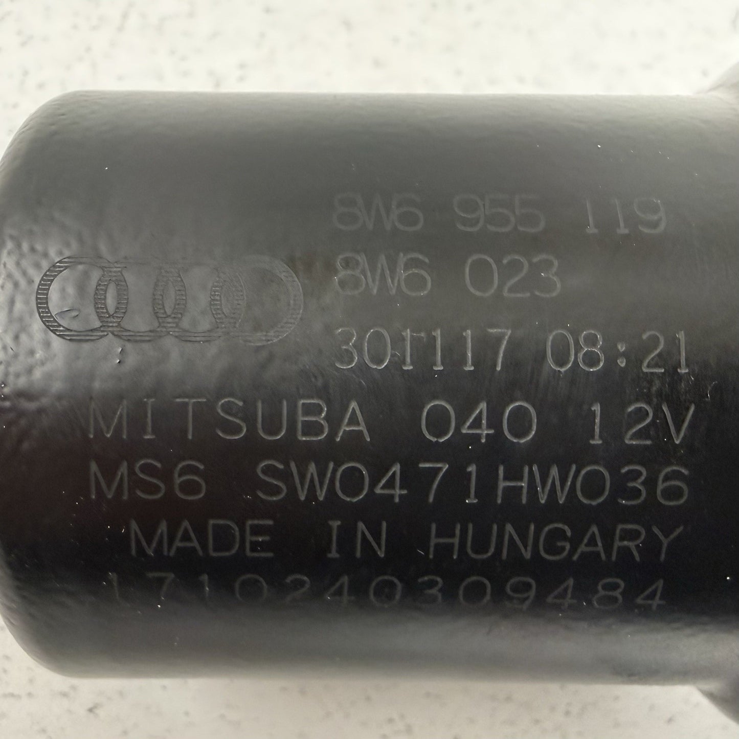 18-25 Audi A5 S5 RS5 Front Windshield Wiper Motor 8W6955119 OEM