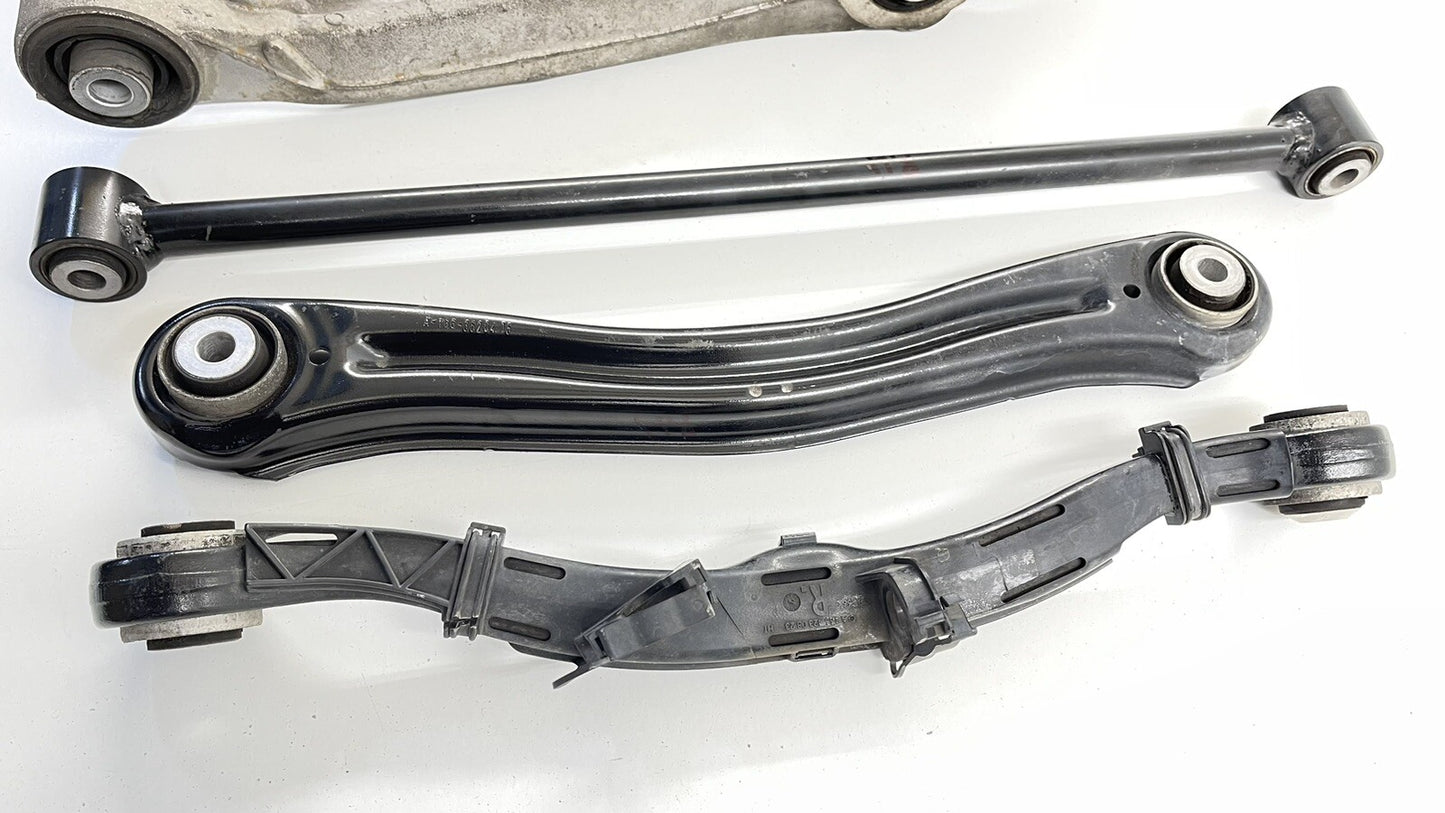 13-16 MERCEDES BENZ GL350 X166 RIGHT REAR CONTROL ARM SUSPENSION SET OF 4 OEM