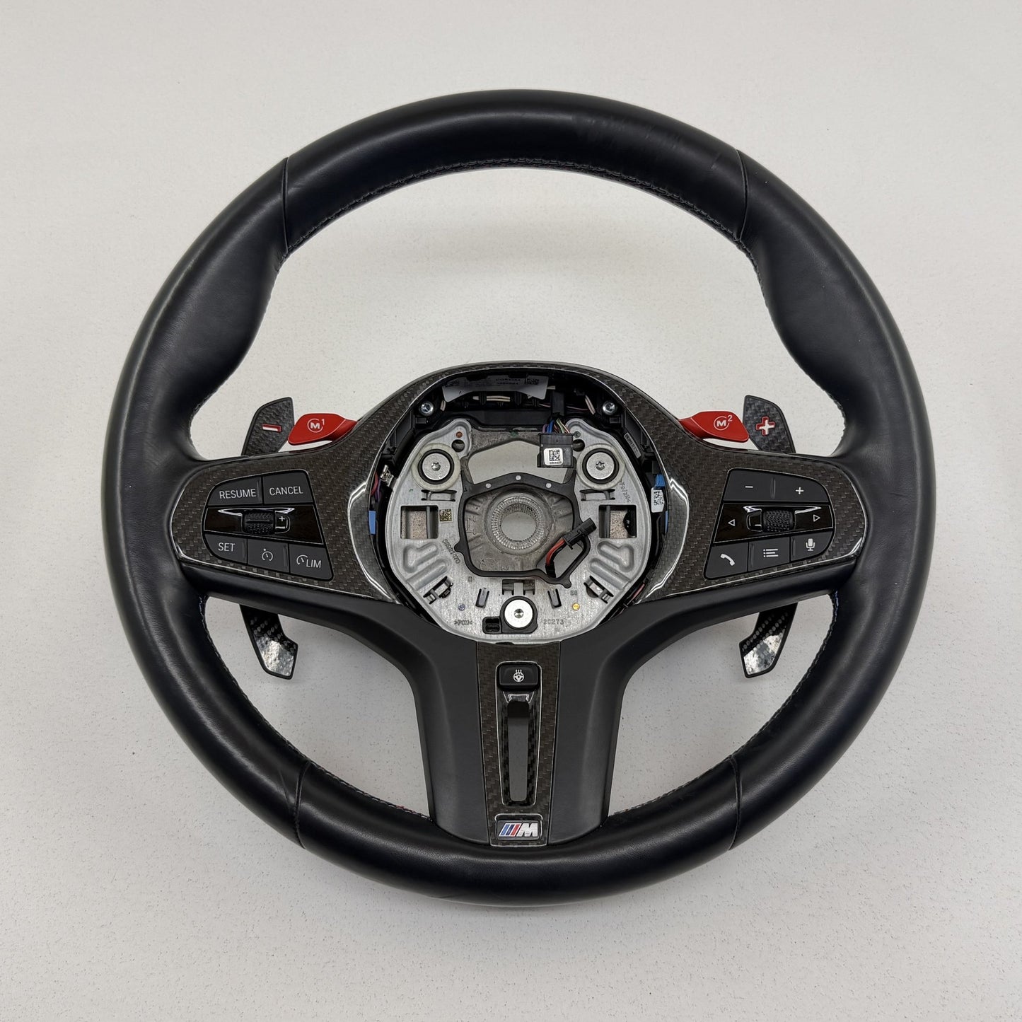 21-24 BMW M3 M4 G80 G82 M Performance Heated Steering Wheel Carbon Leather OEM