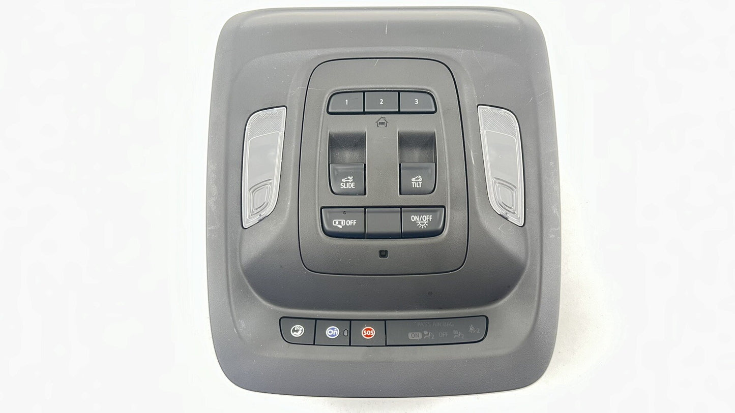 20-24 CADILLAC CT4 FRONT OVERHEAD CONSOLE LIGHT LAMP CONTROL PANEL DOME OEM