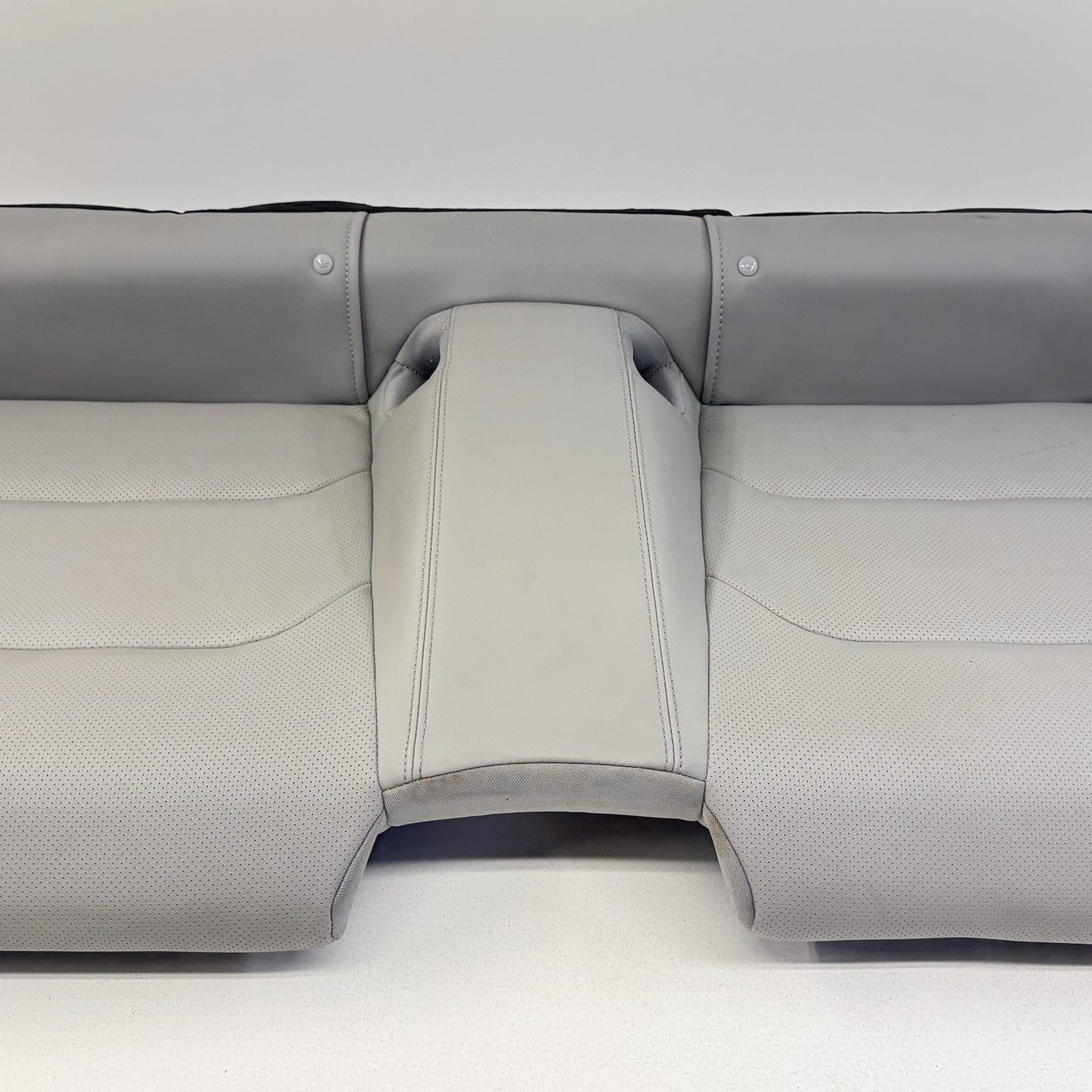 16-24 Chevrolet Camaro Coupe Rear Seat Set Upper Lower Cushion Gray Leather OEM